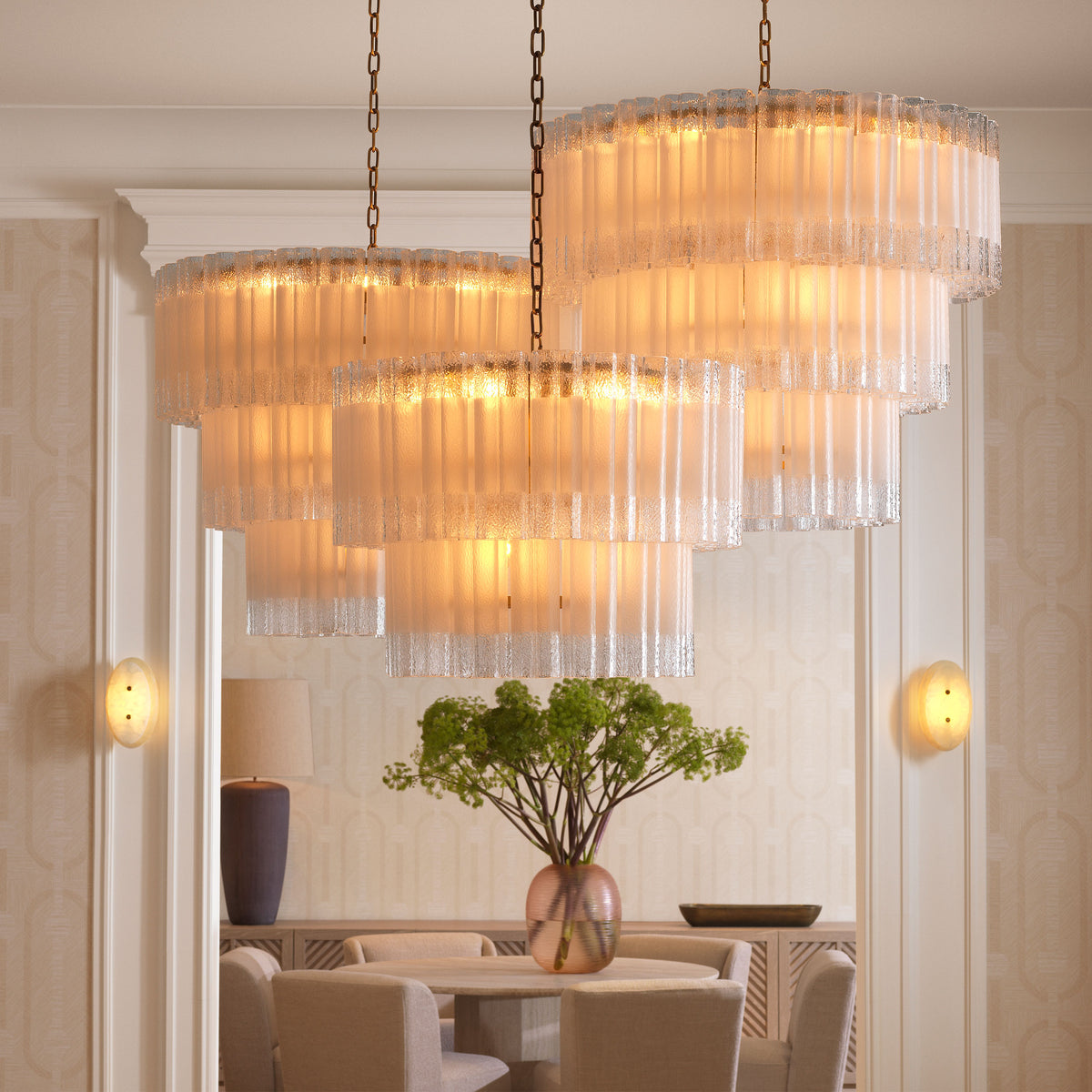 Lustre design haut de gamme | Eichholtz Chandelier Denton