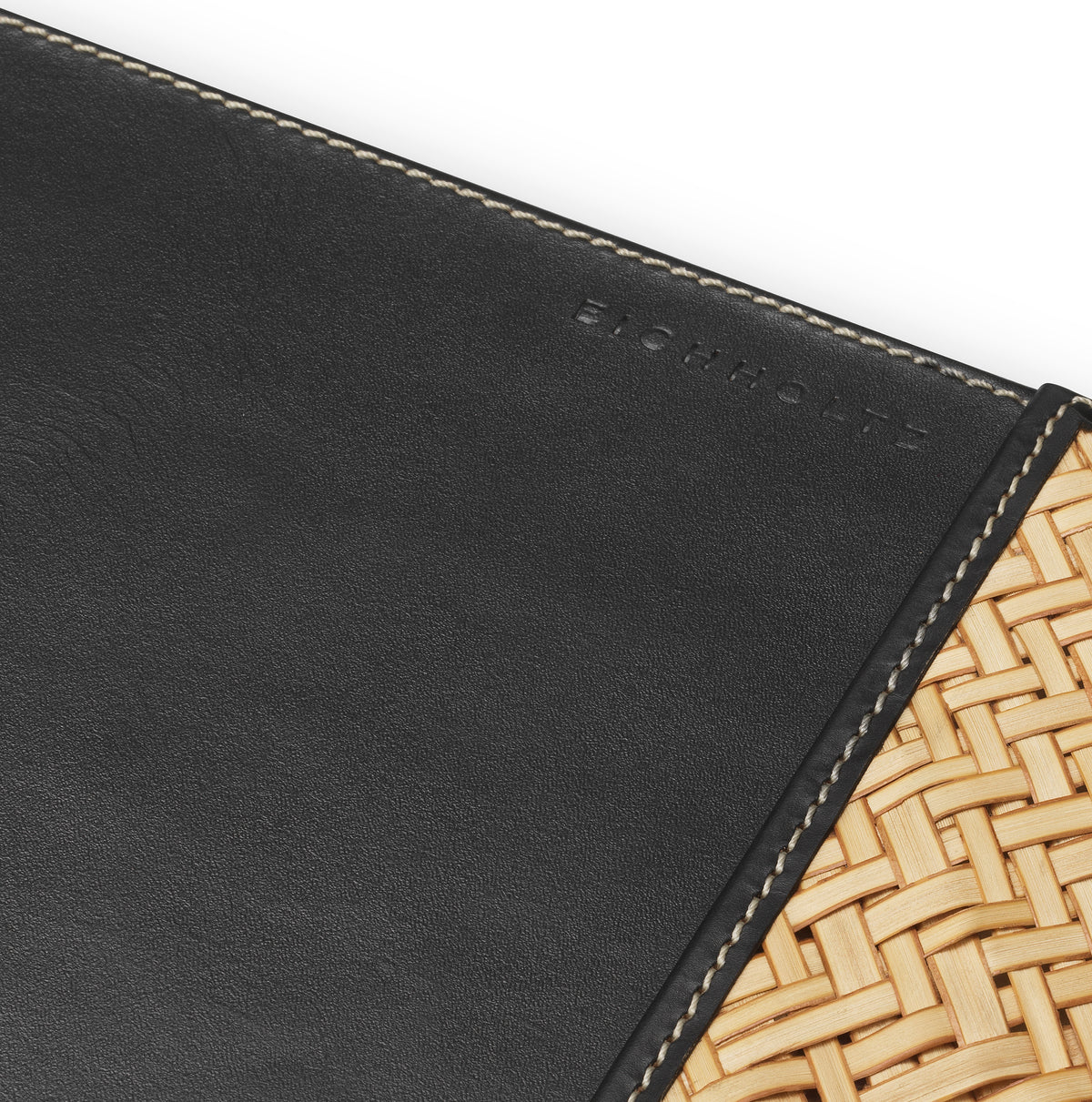 Accessoire décoratif luxe en noir leather | Eichholtz Blotter Taos