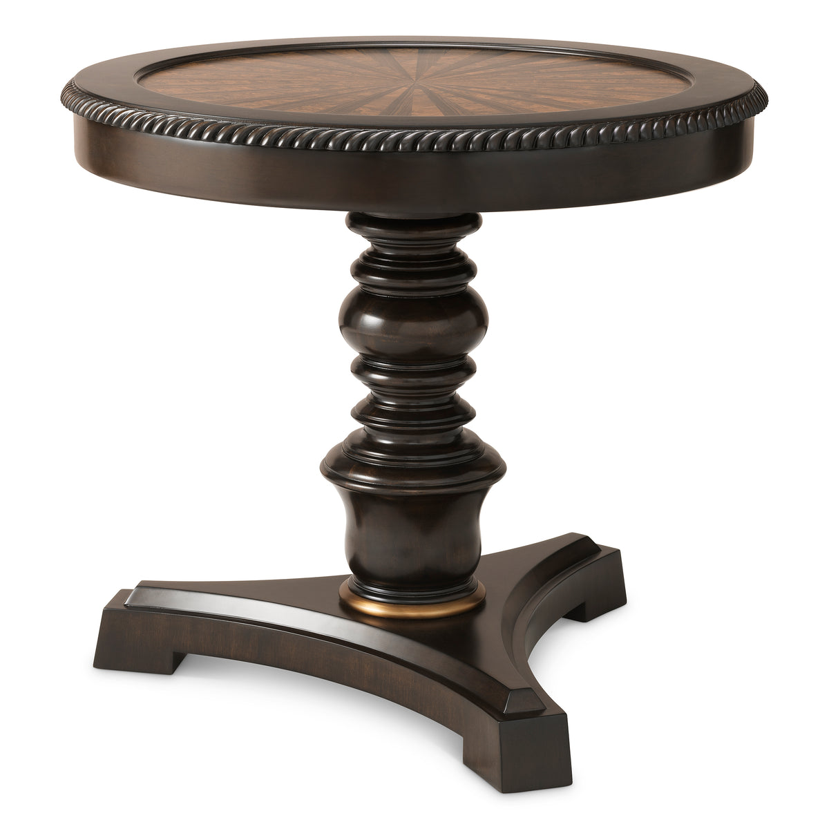 Table d'appoint design en satin eucalyptus veneer | Eichholtz Edgar