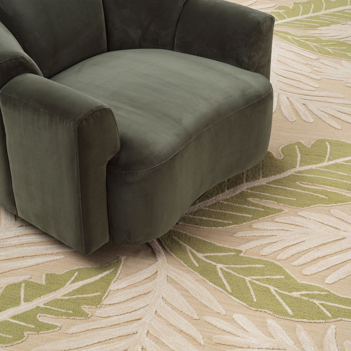 Tapis design haut de gamme en beige | Eichholtz Rug Verdure