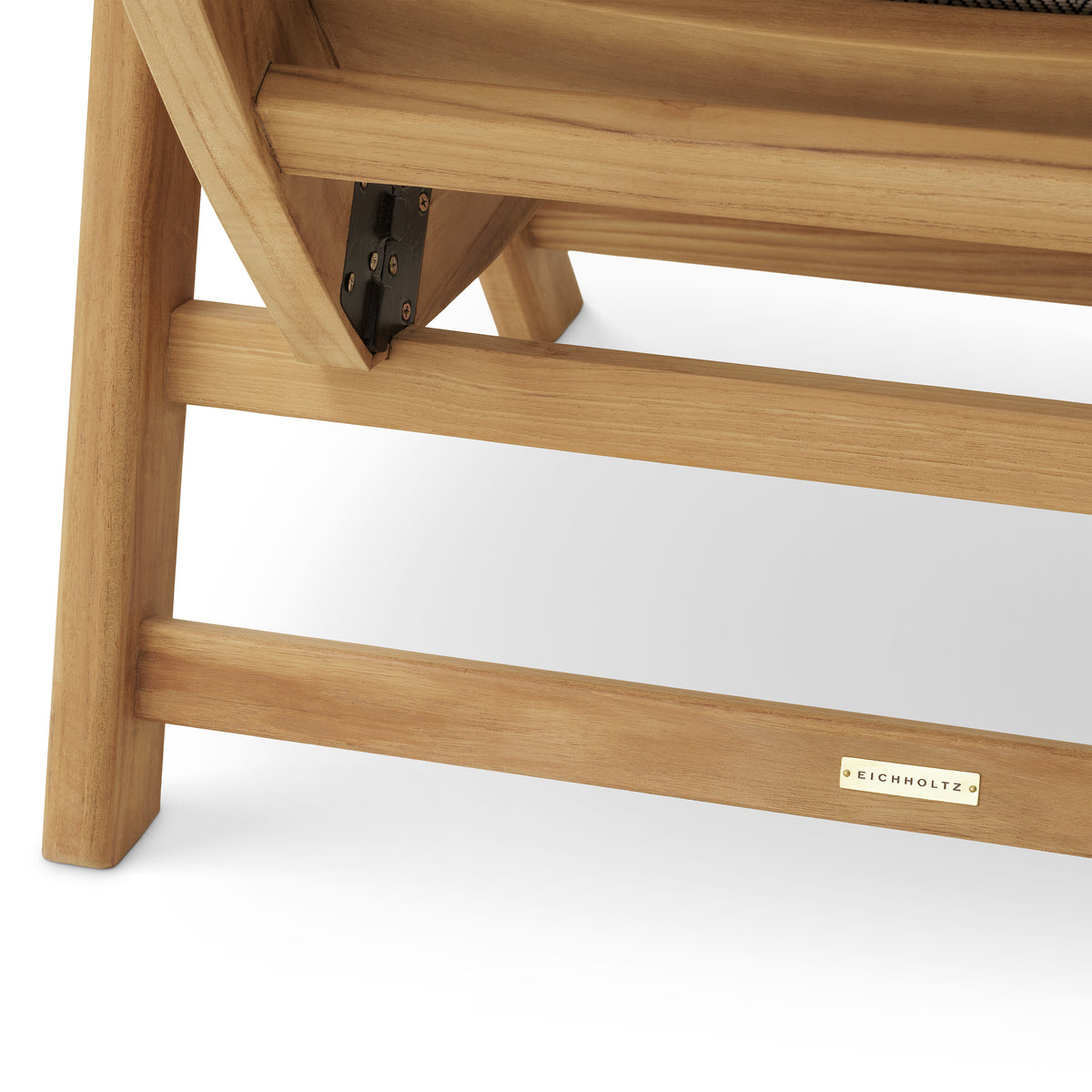 Chaise exterieur design en naturel teak | Eichholtz Oceanview