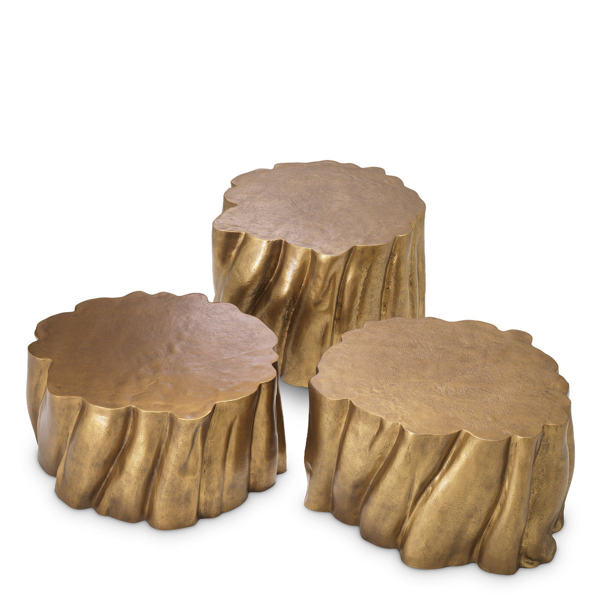 Table basse design en finition laiton vintage | Eichholtz Frederico