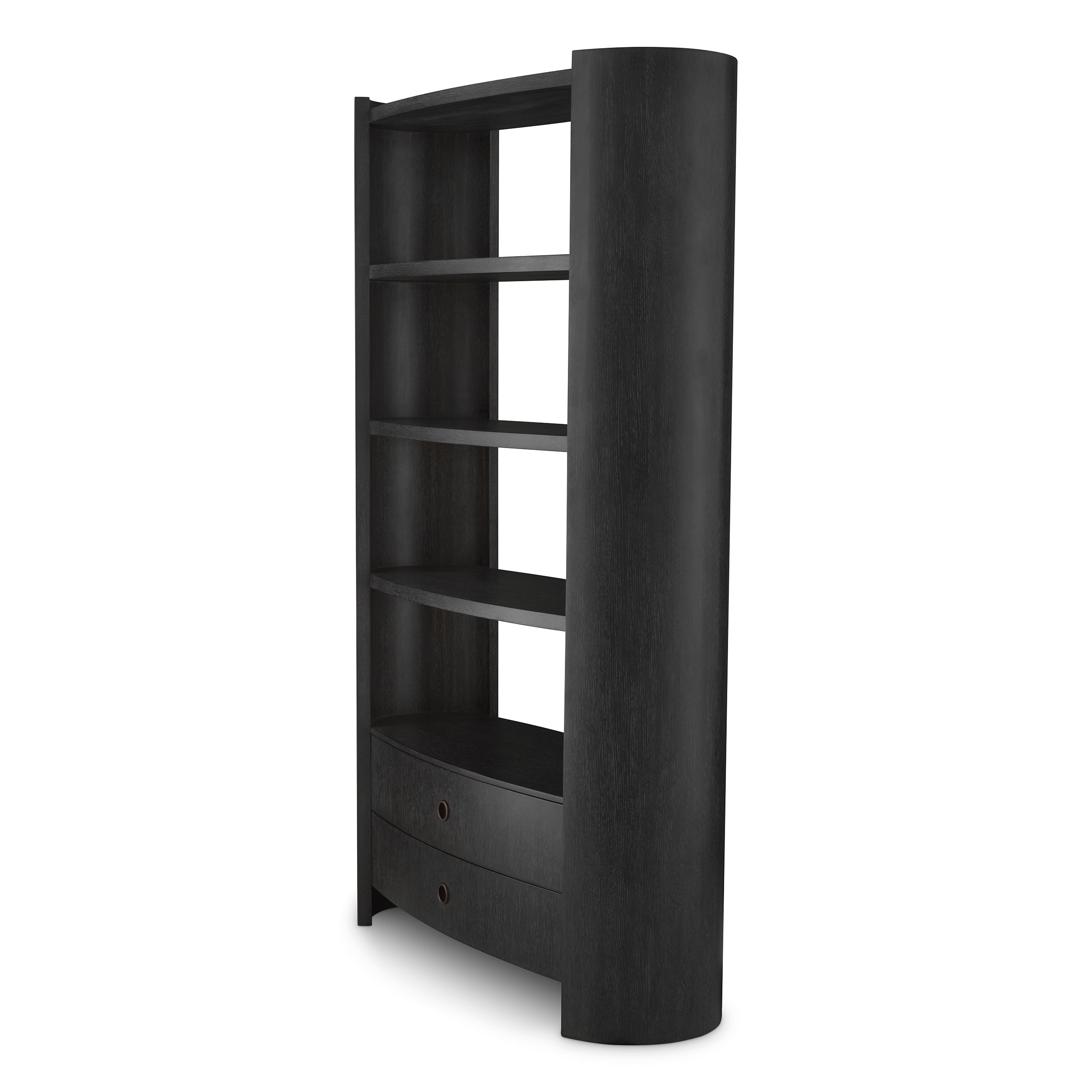 Vitrine design en anthracite gris oak veneer | Eichholtz Splendora