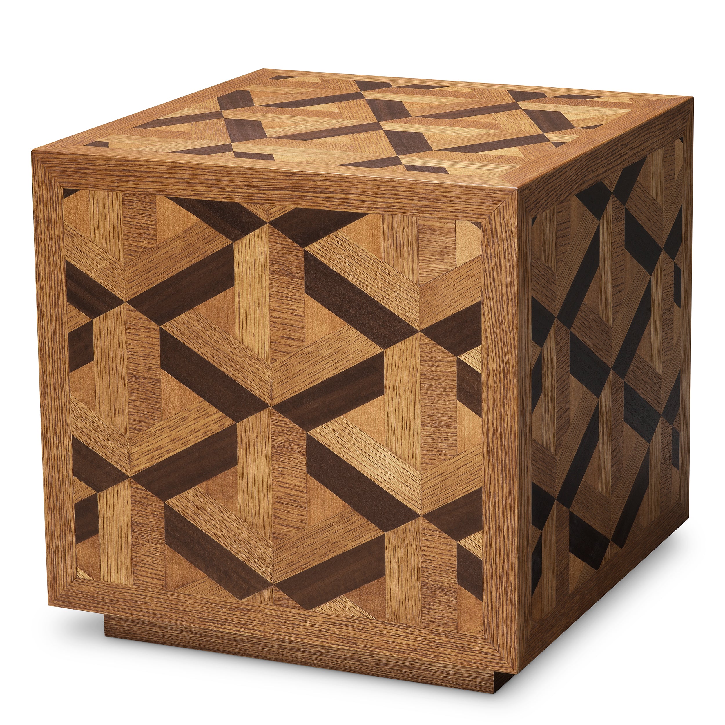 Table d'appoint design en oak veneer | Eichholtz Rubicon oak
