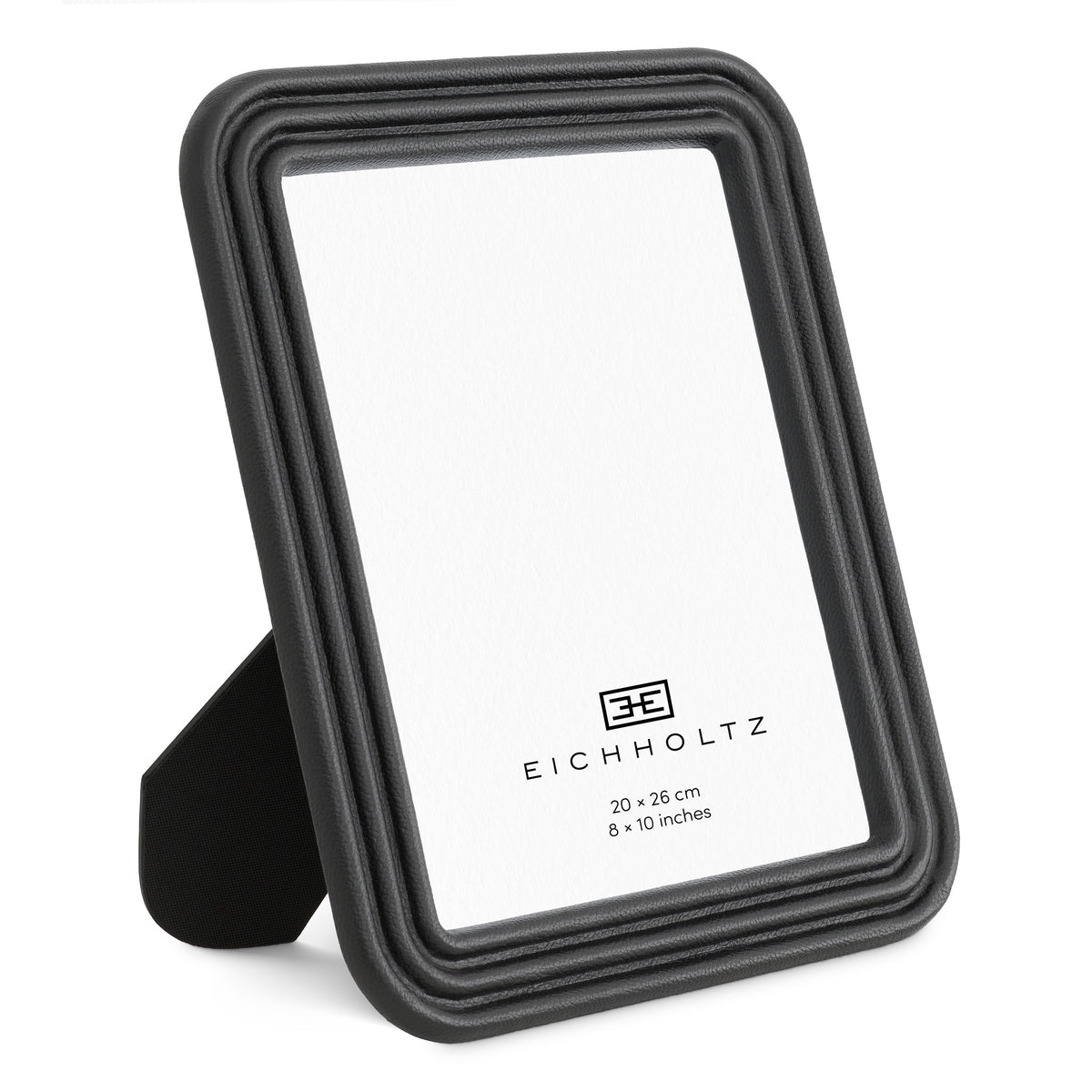 Cadre photo design luxe en noir leather | Eichholtz Elvane