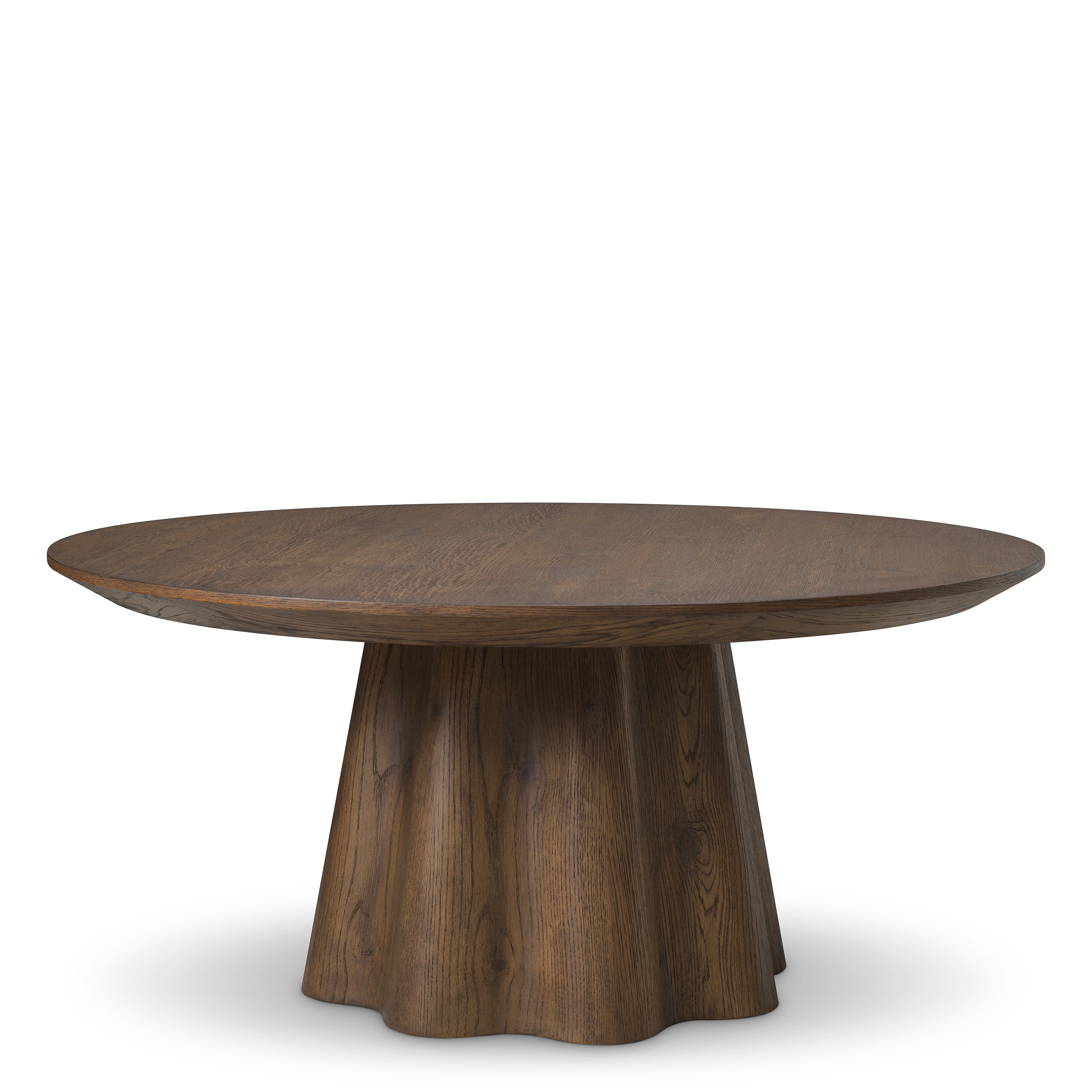 Table basse design en dark marron oak veneer | Eichholtz Papyrus