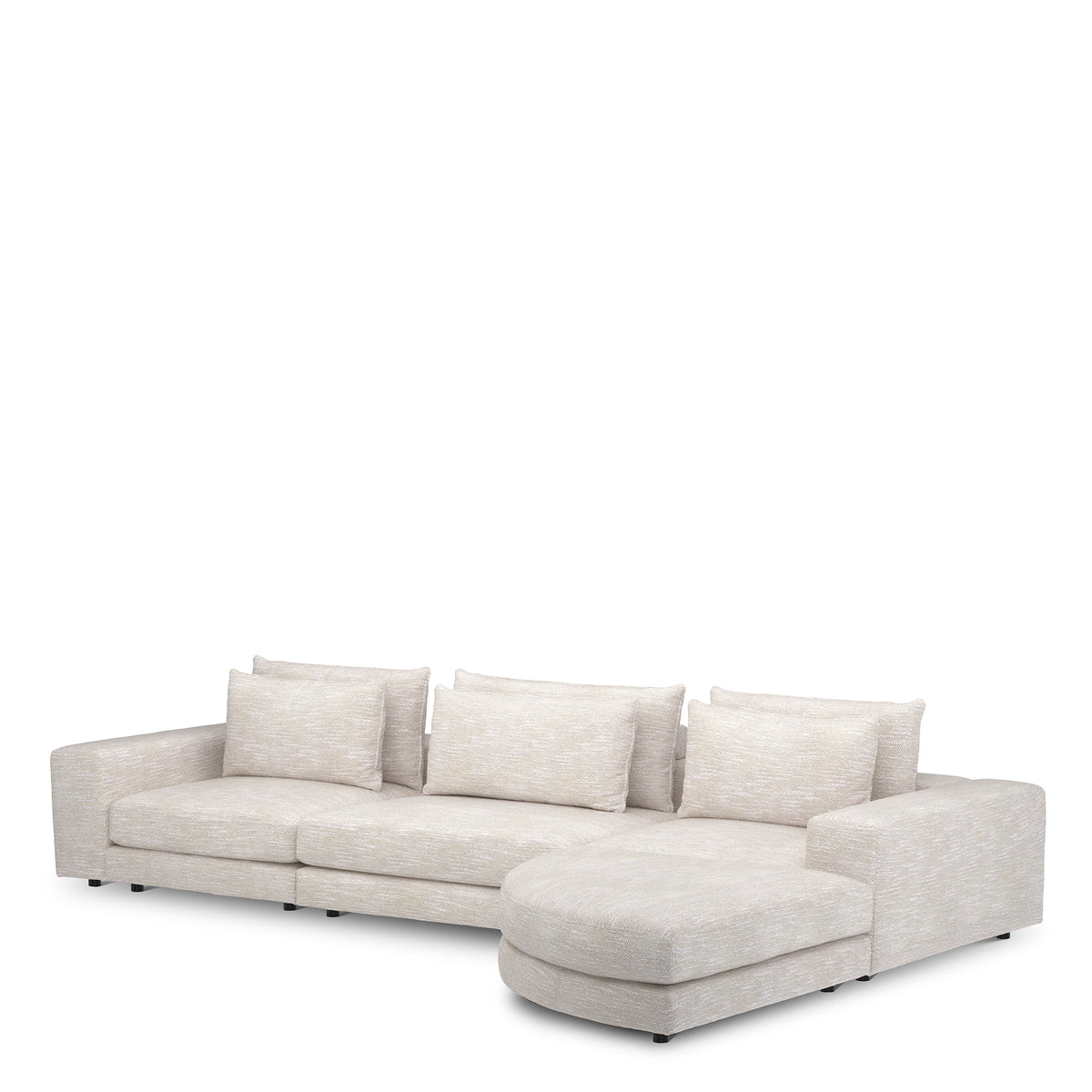 Canapé design haut de gamme en lurano beige | Eichholtz Club
