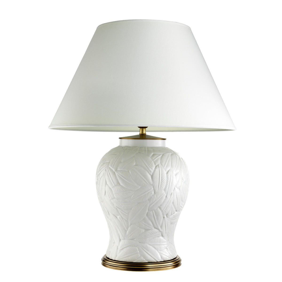Lampe de table design en blanc ceramic | Eichholtz Cyprus