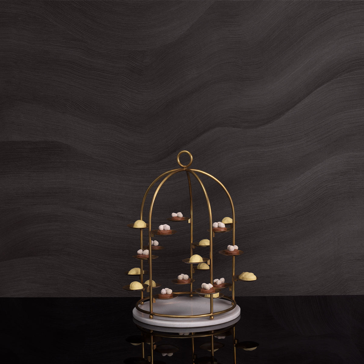 Décoration design en finition laiton vintage | Eichholtz Cake Stand