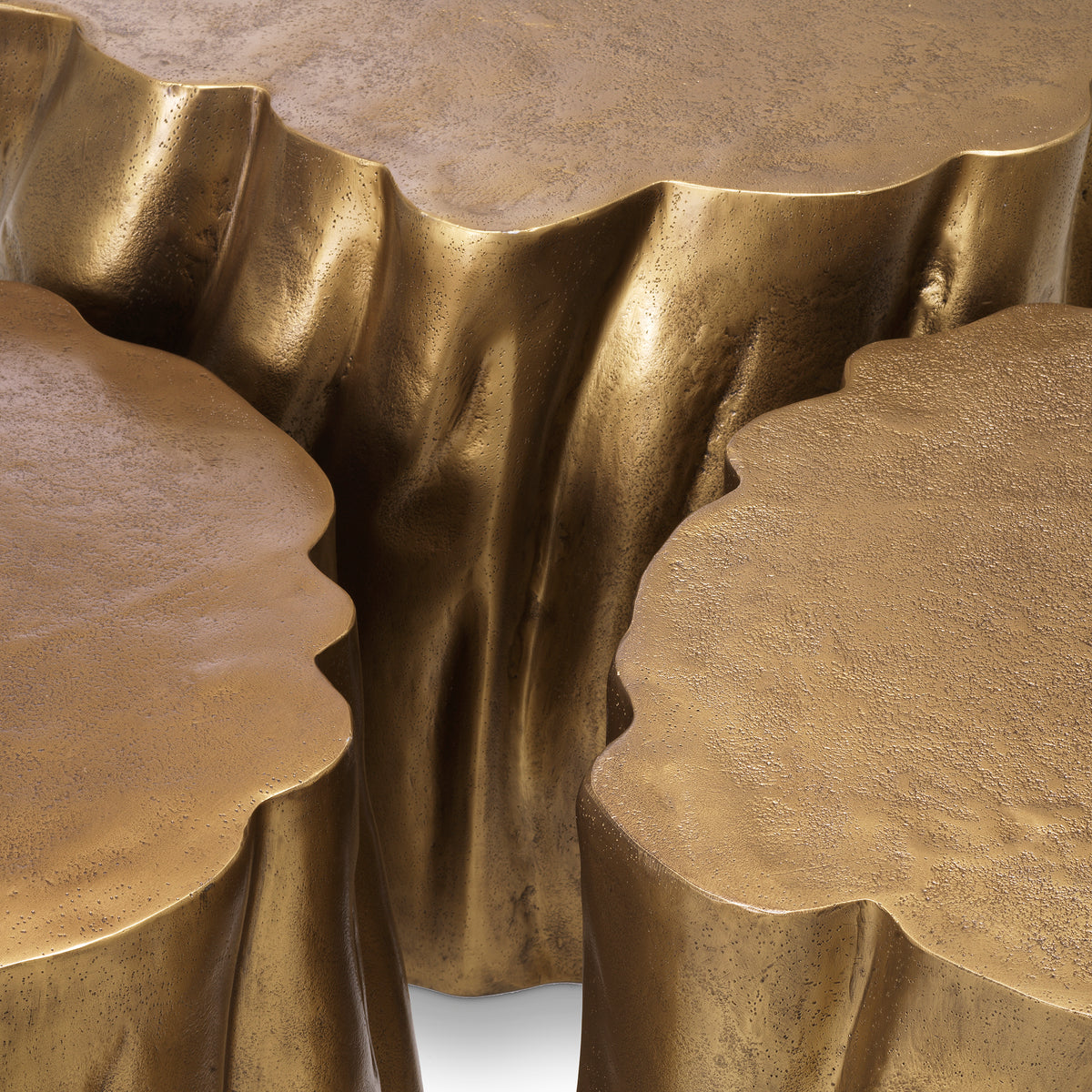 Table basse design en finition laiton vintage | Eichholtz Frederico