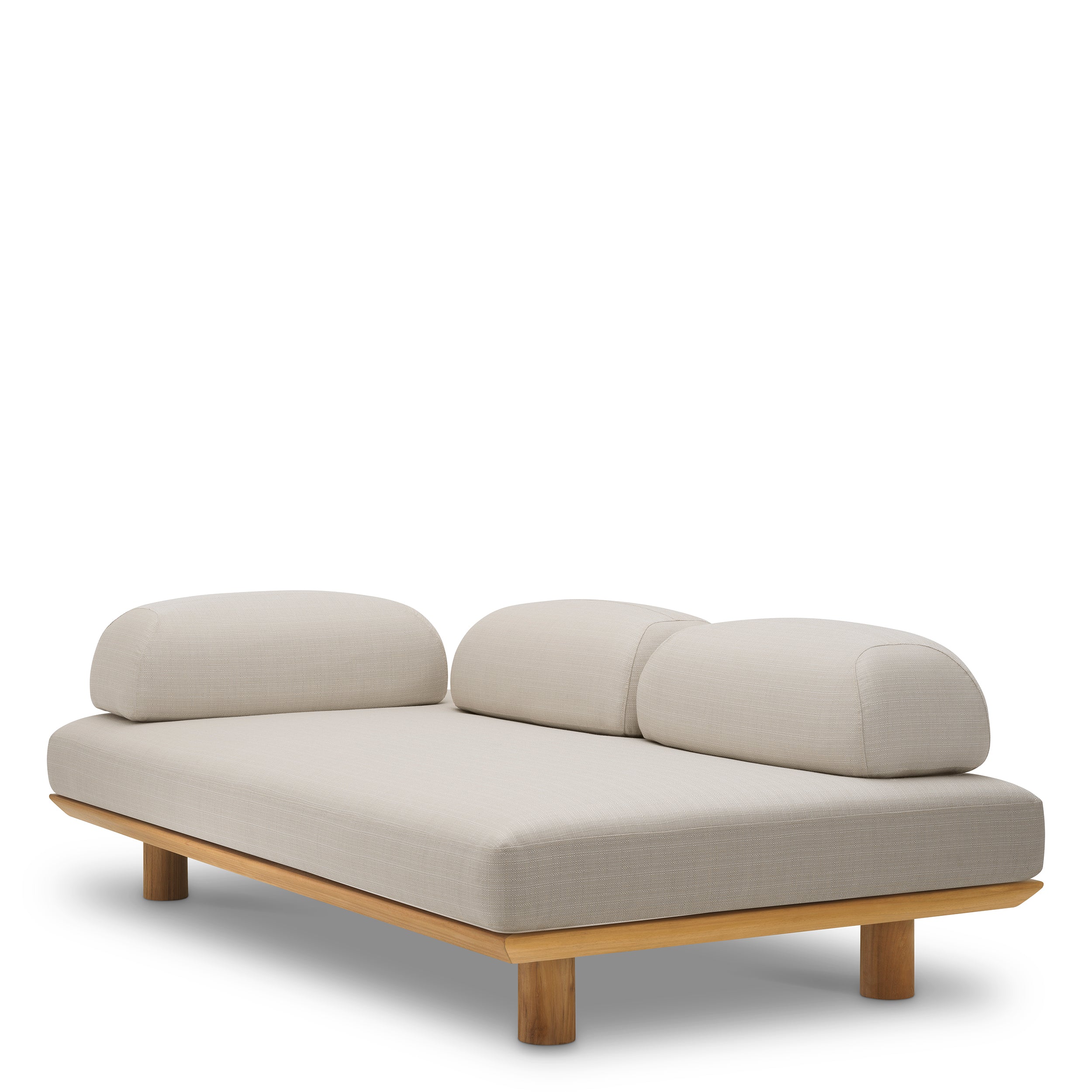 Canape exterieur design en naturel teak | Eichholtz Nomade