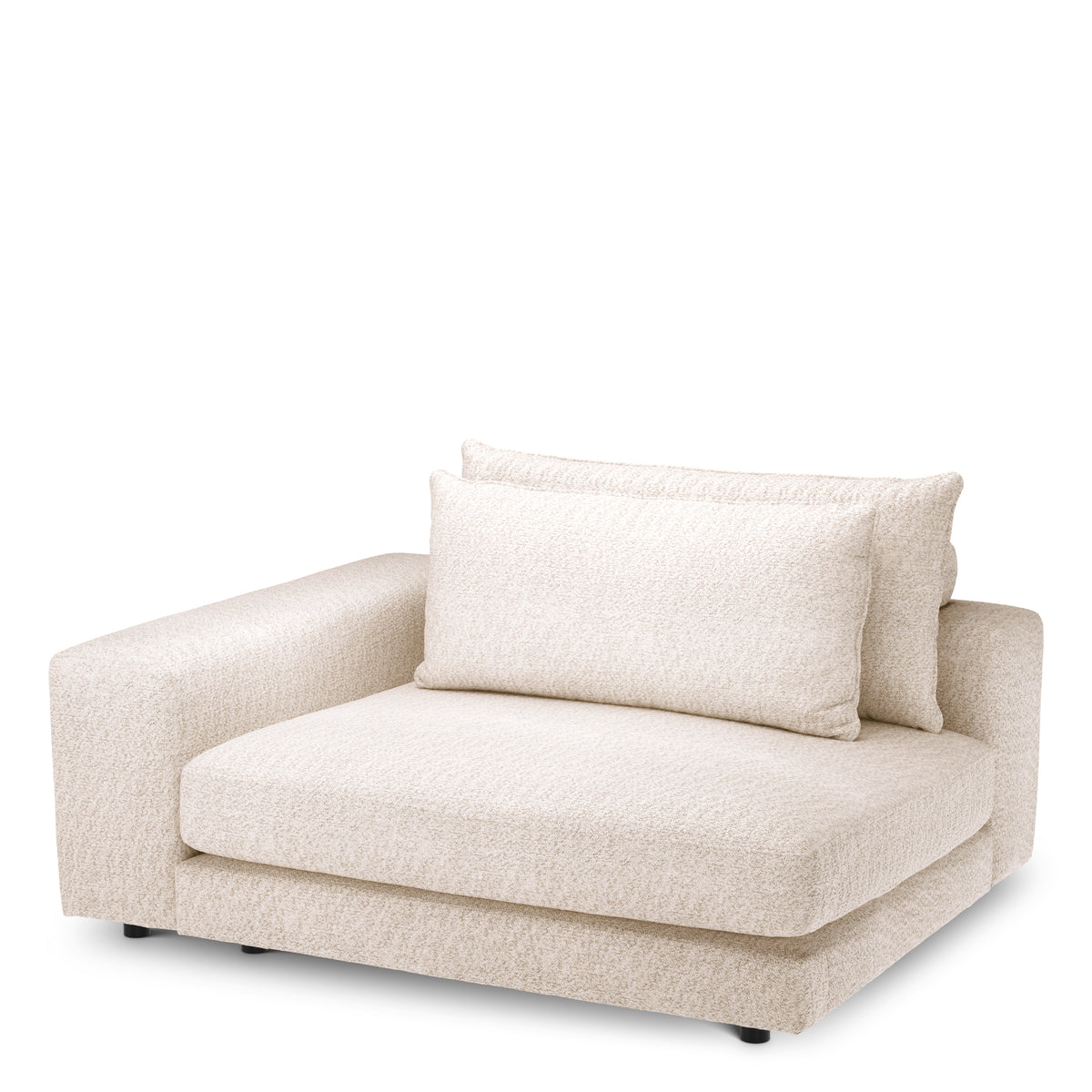Canapé design haut de gamme en velora crème | Eichholtz Club velora