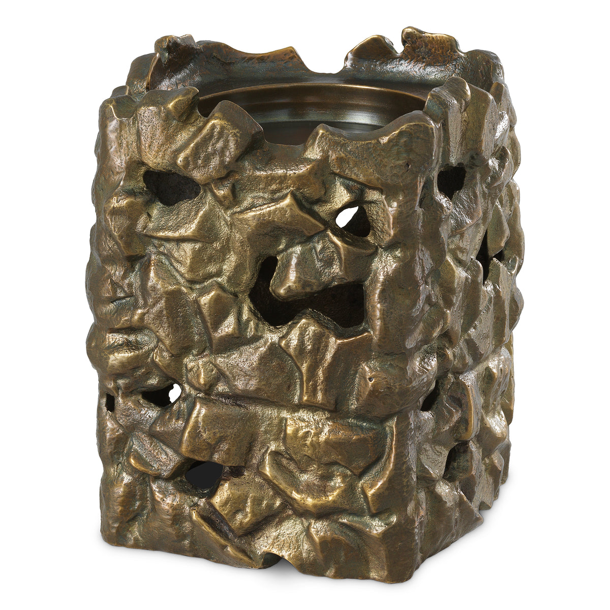 Porte-bougies design en finition laiton vintage | Eichholtz Siracusa