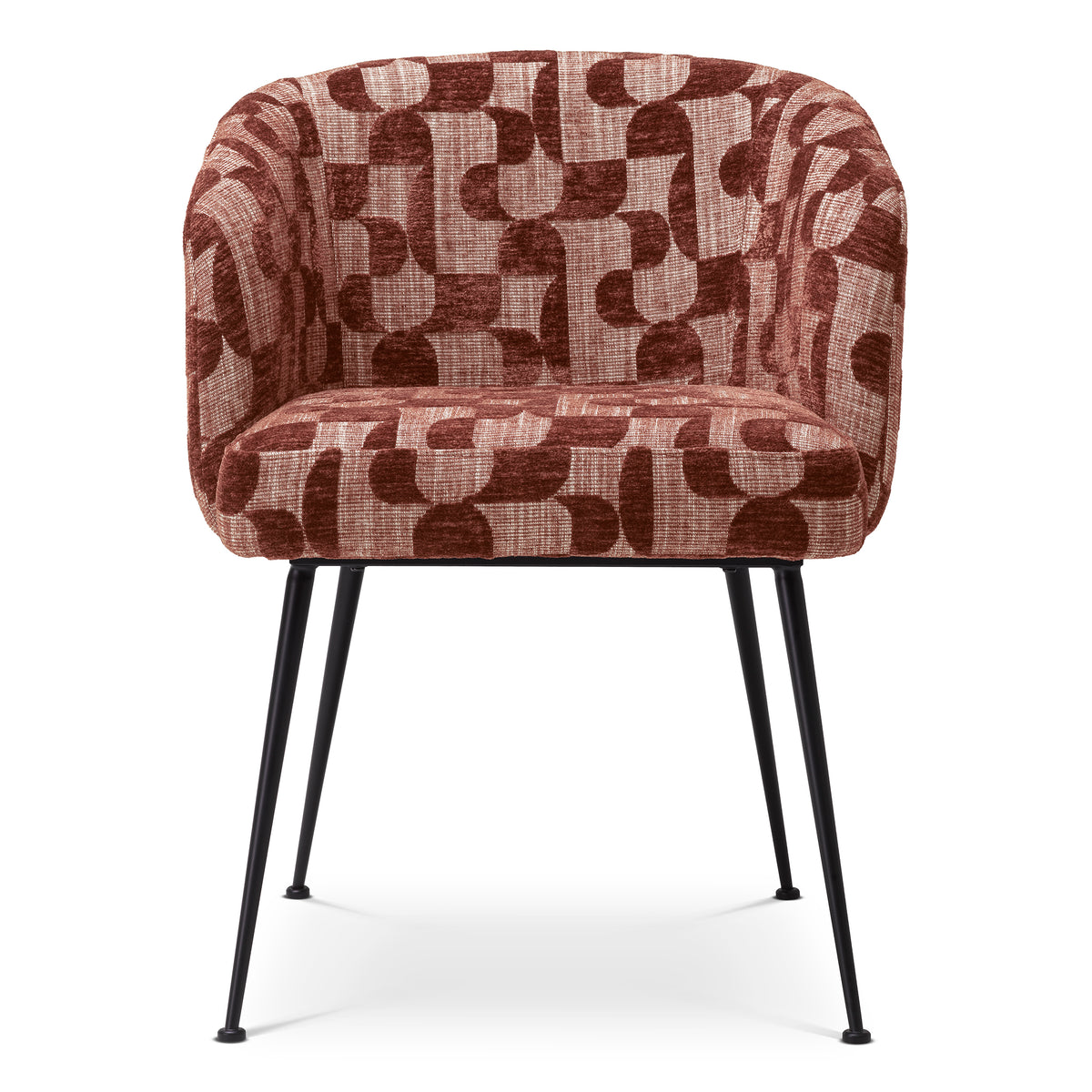 Chaise salle à manger design | Eichholtz Aiden carmin