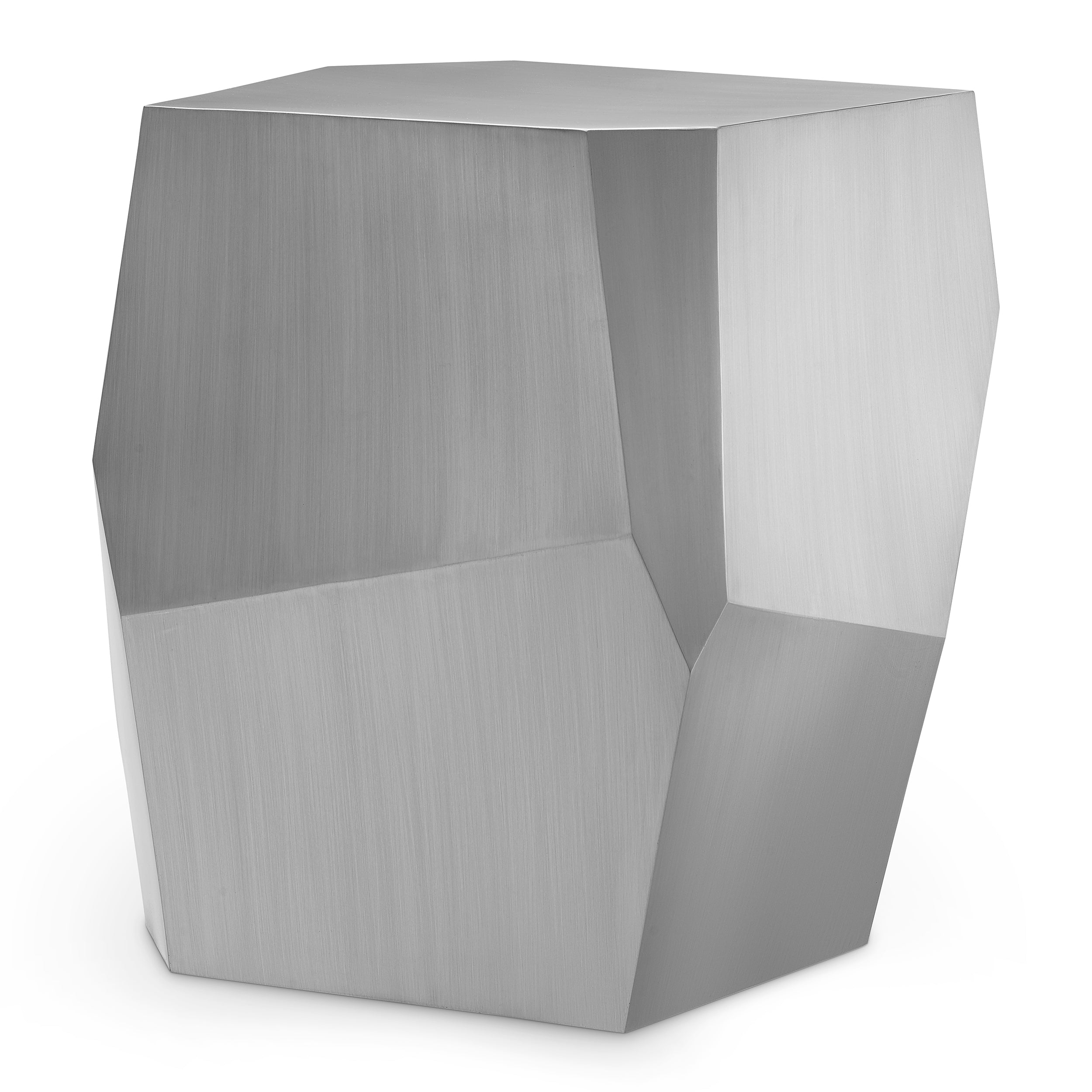 Table d'appoint design en brushed steel finish | Eichholtz Ramiro