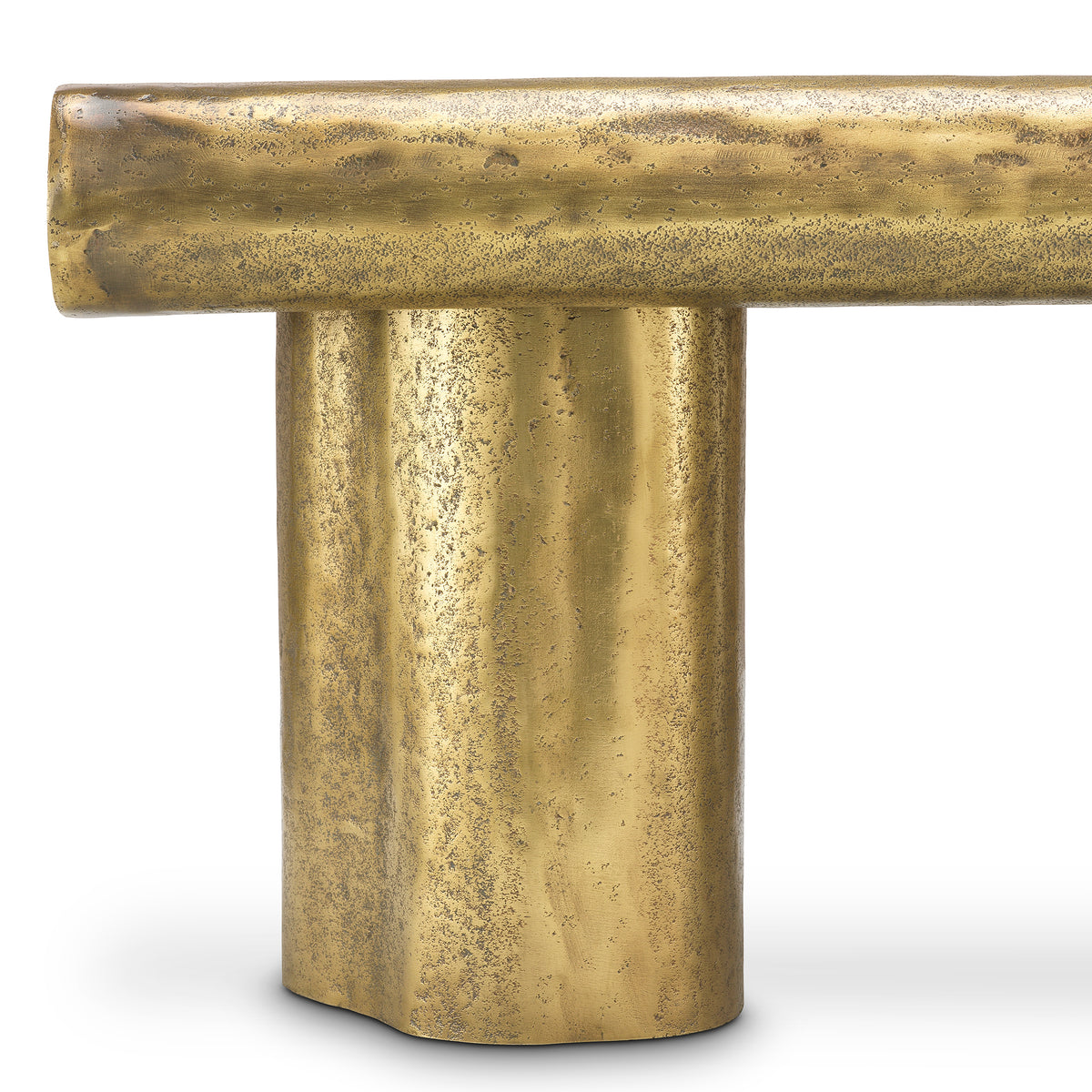 Table basse design en finition laiton vintage | Eichholtz Bellington