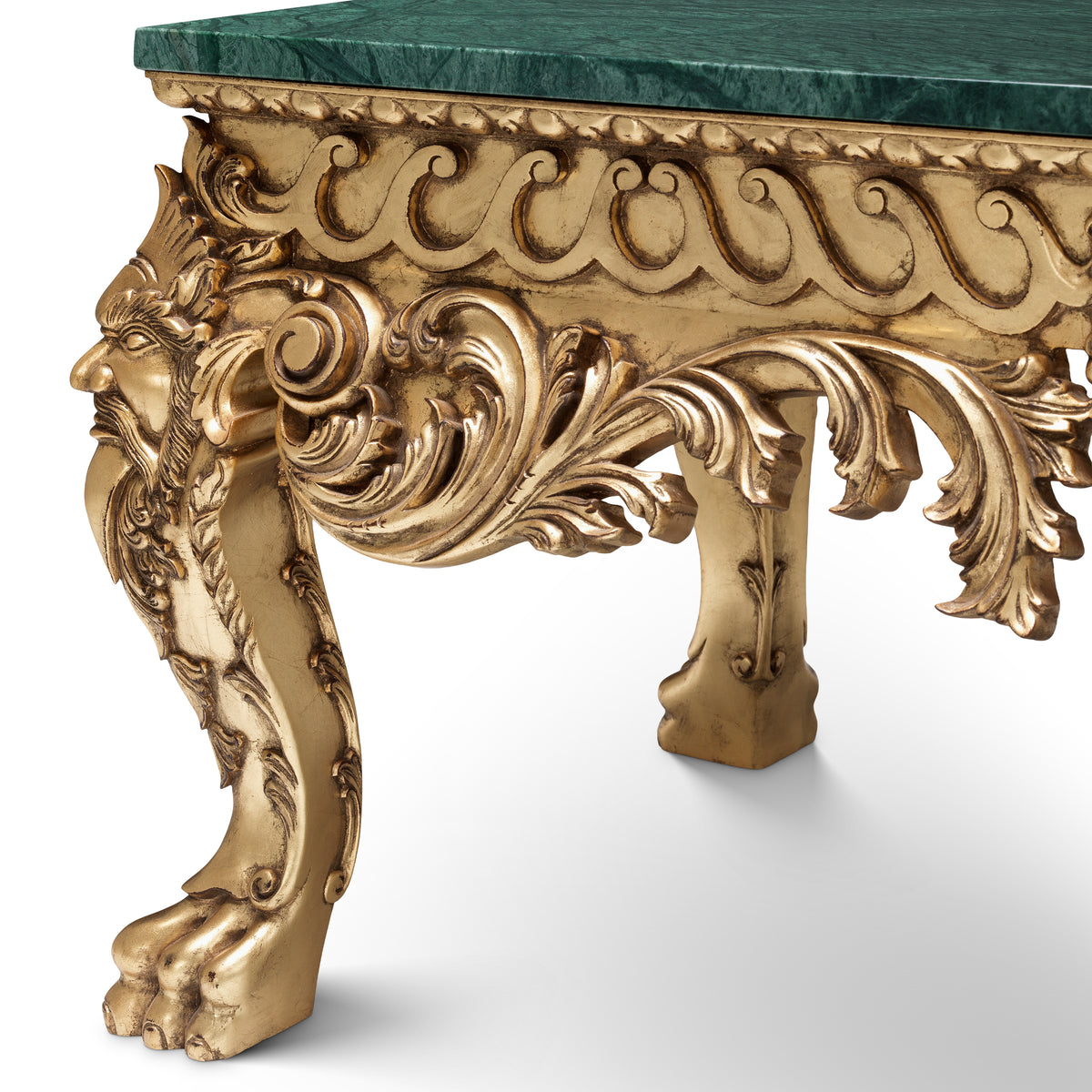 Table basse design en antiqued doré leaf | Eichholtz Matthias