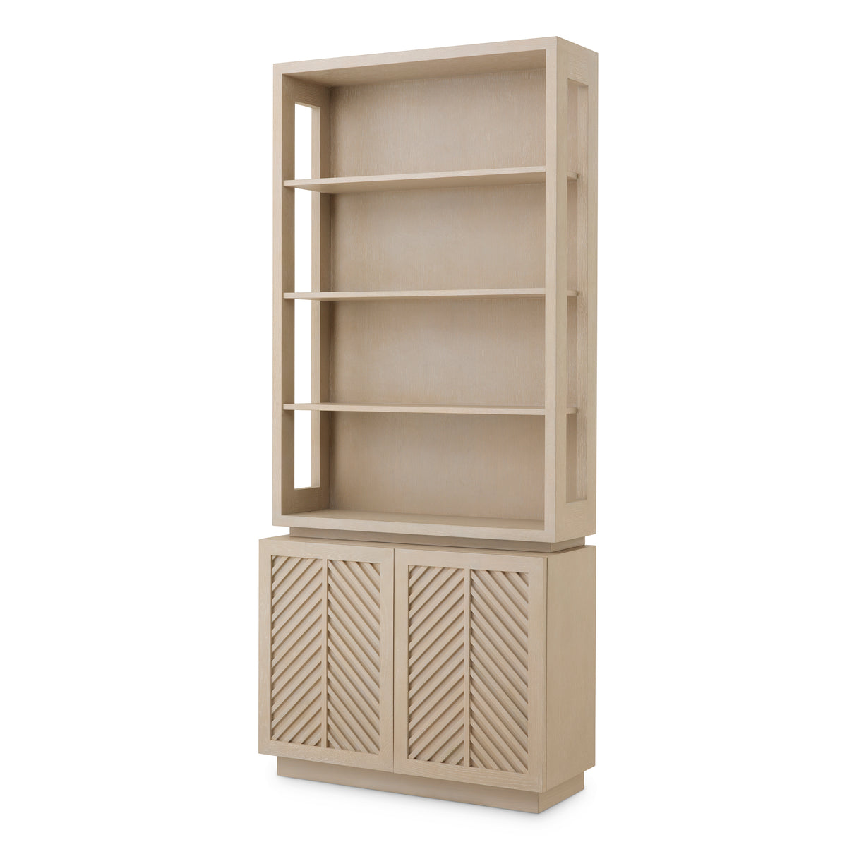 Vitrine design en washed oak veneer | Eichholtz Elvador washed
