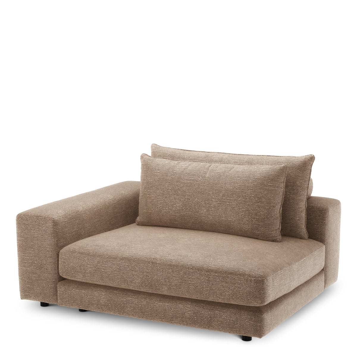 Canapé design haut de gamme en lurano marron | Eichholtz Club