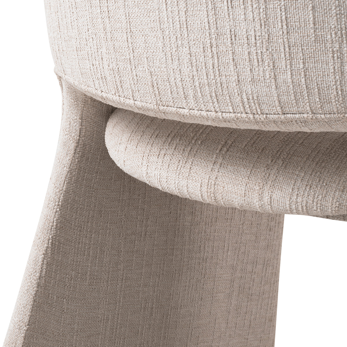 Chaise salle à manger design en alturo beige | Eichholtz Cedric alturo