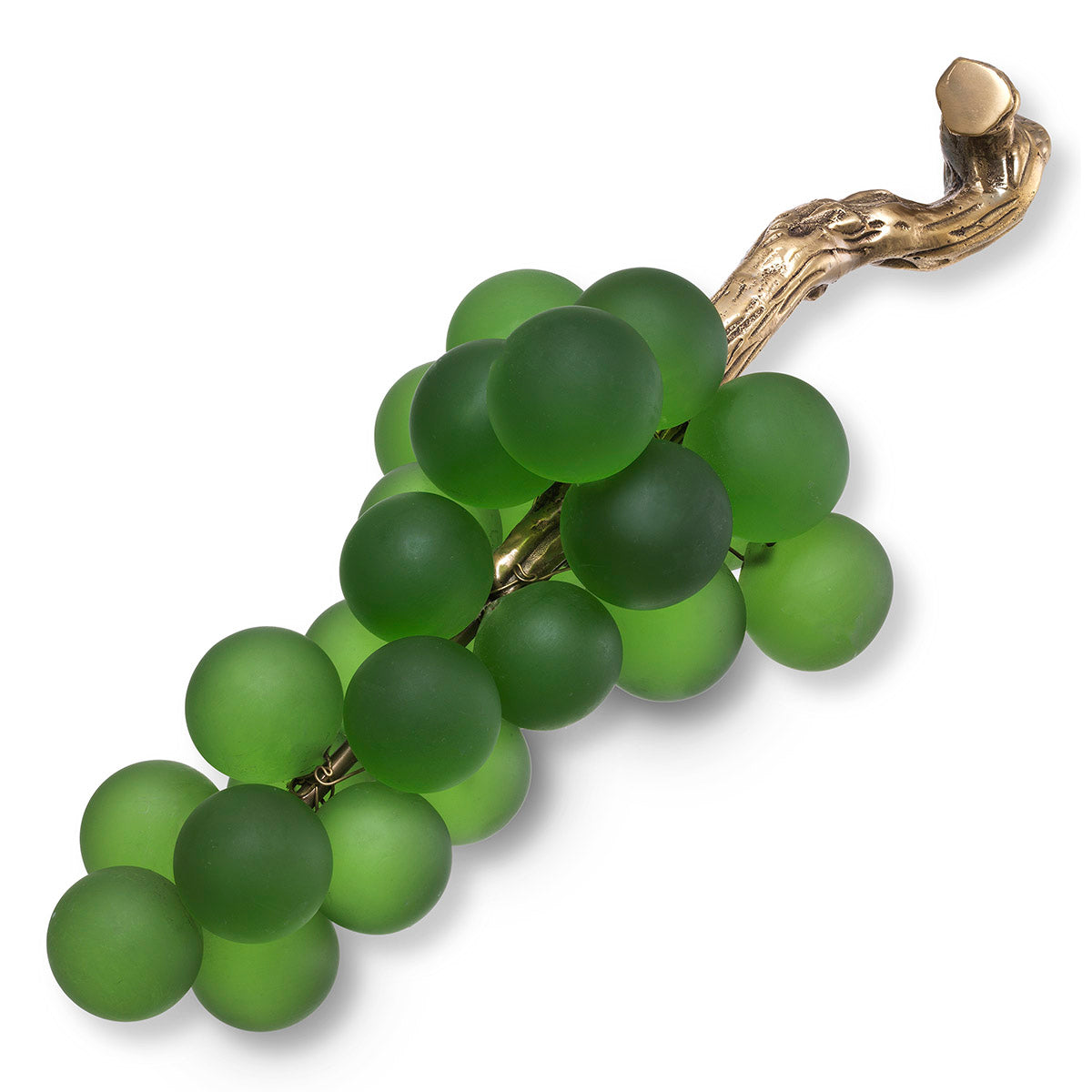 Accessoire décoratif luxe en vert glass | Eichholtz French Grapes