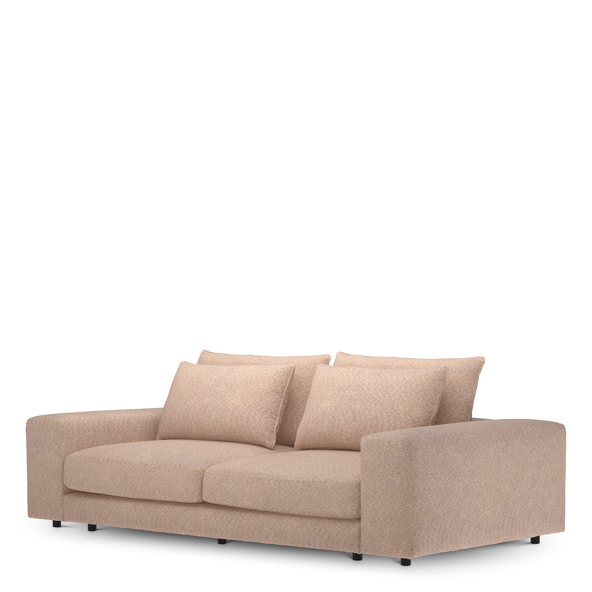 Canapé design haut de gamme en velora greige | Eichholtz Club velora
