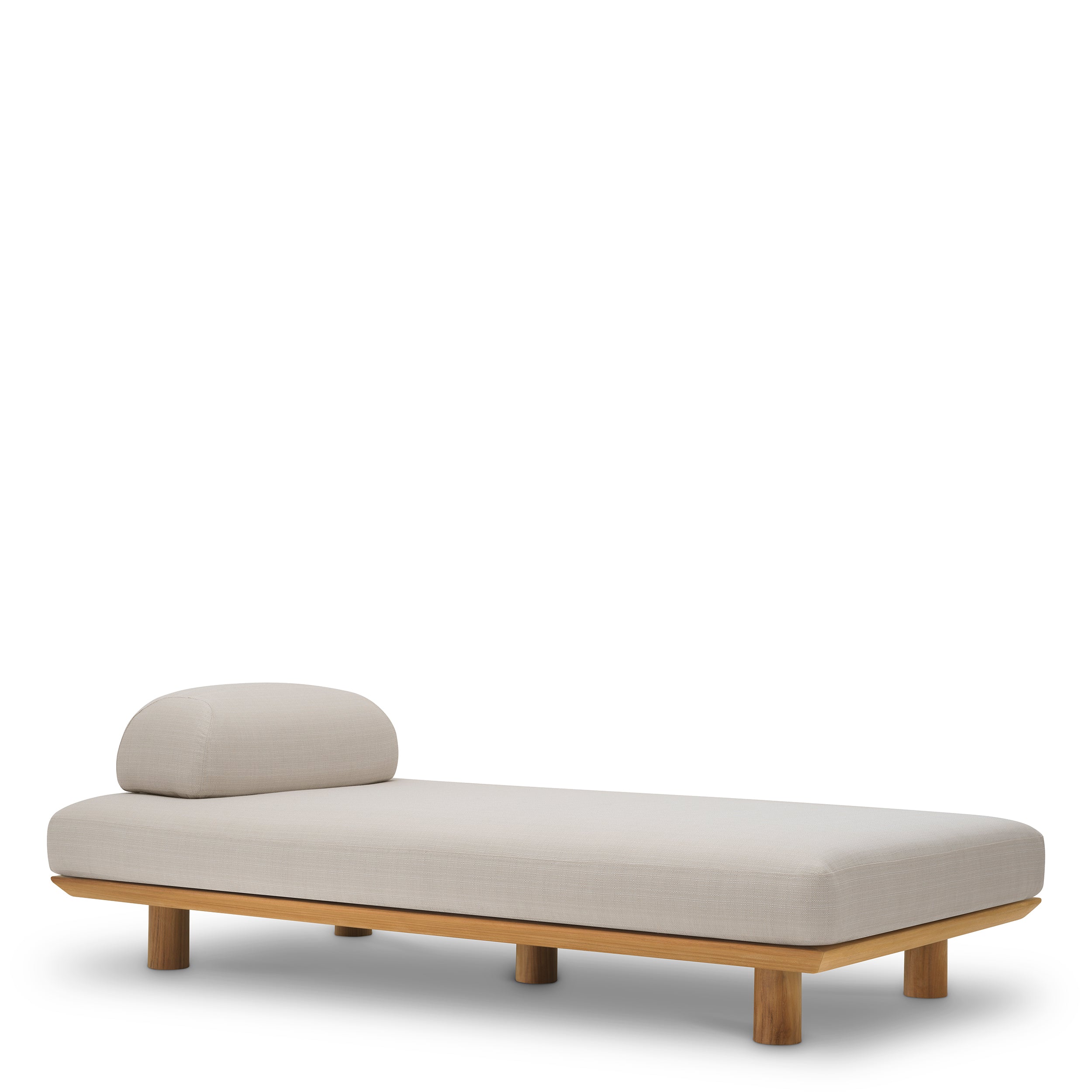 Canape exterieur design en naturel teak | Eichholtz Nomade