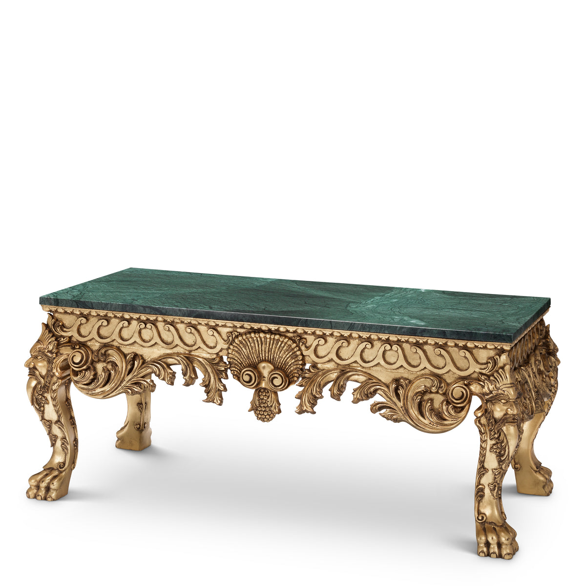 Table basse design en antiqued doré leaf | Eichholtz Matthias
