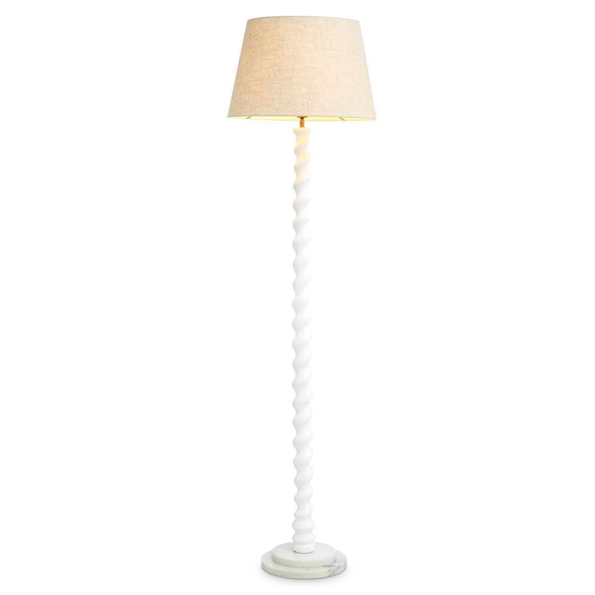 Lampadaire design en piano finition blanche | Eichholtz Massimo piano
