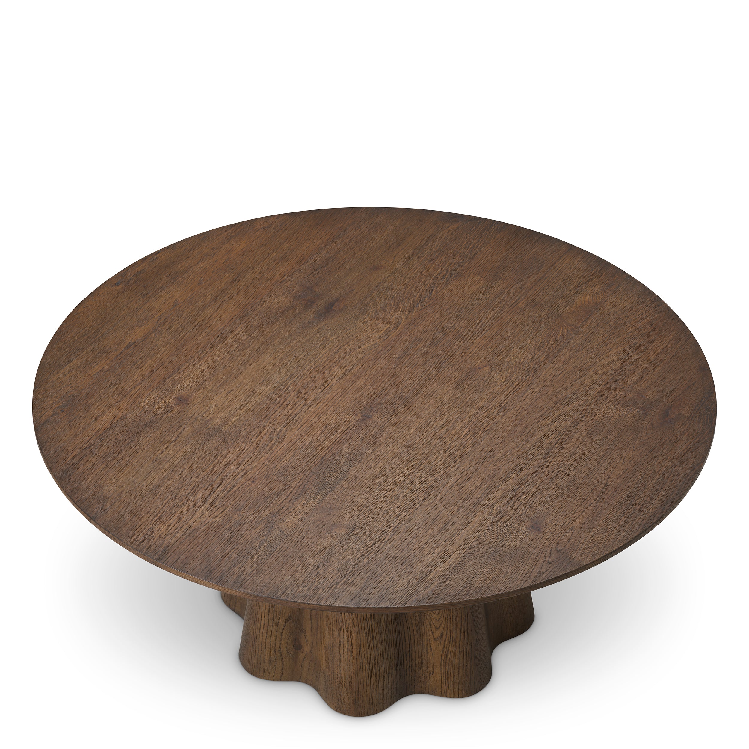 Table basse design en dark marron oak veneer | Eichholtz Papyrus