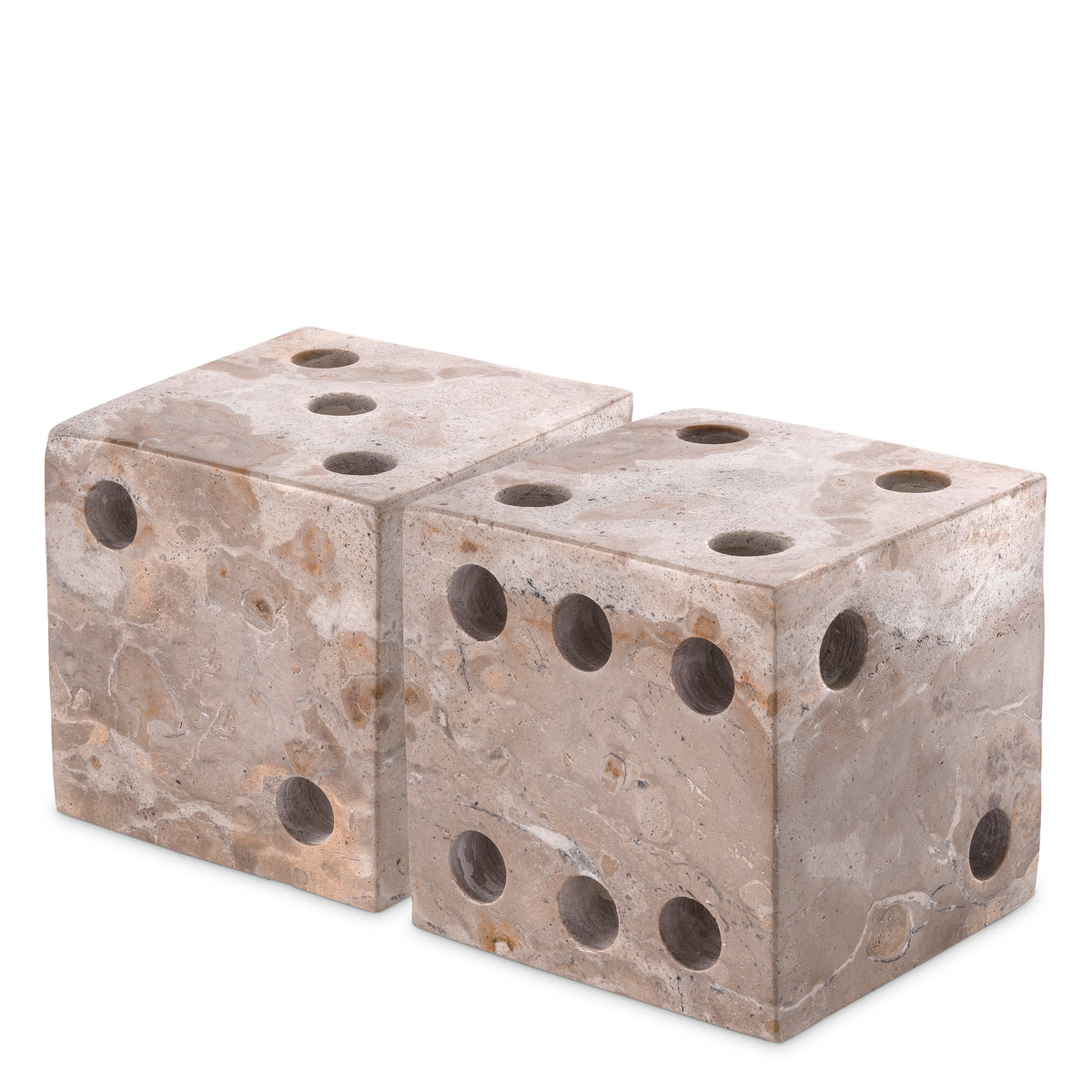 Accessoire decoratif luxe en marron marble | Eichholtz Accessory Visa