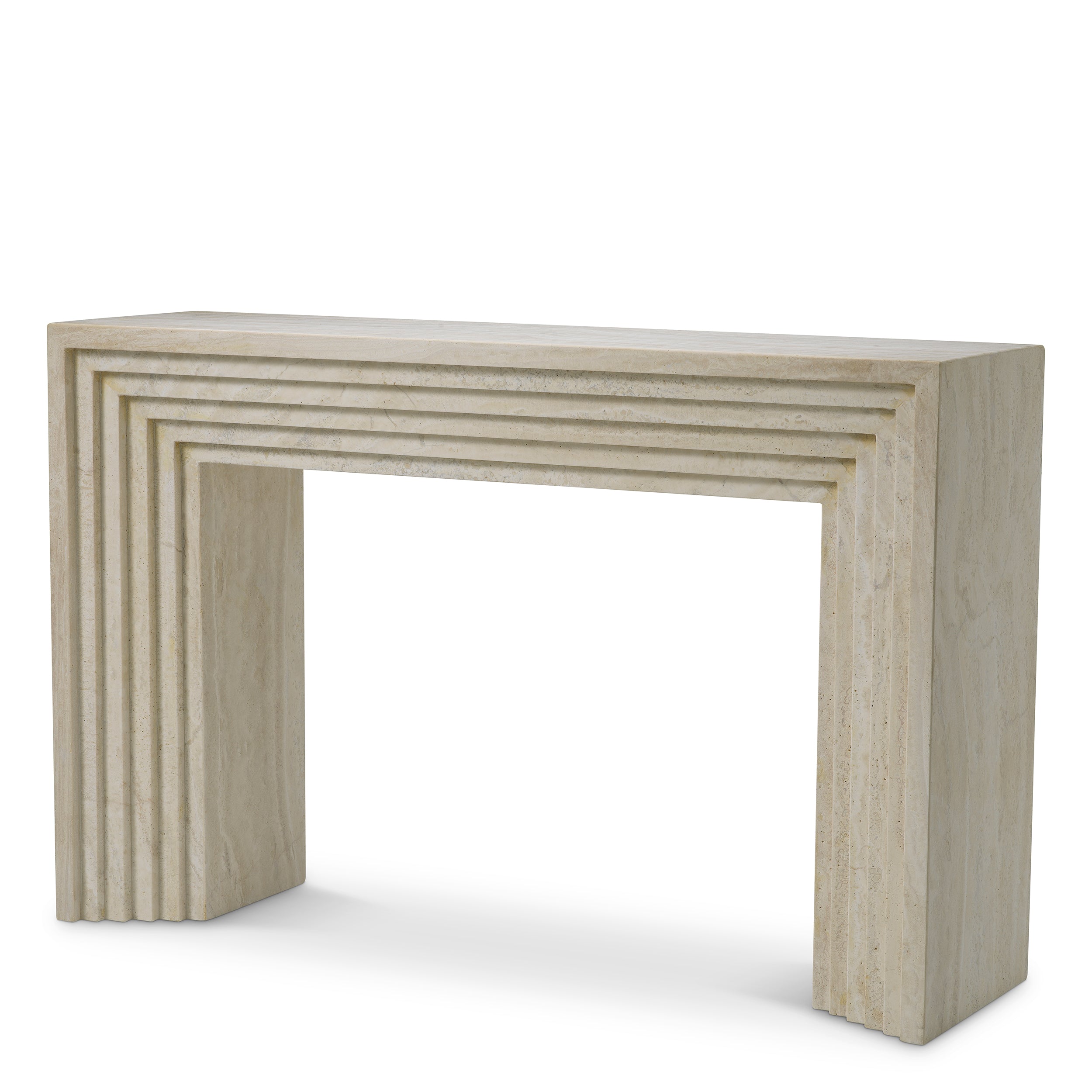 Console design en travertine | Eichholtz Tarrington travertine