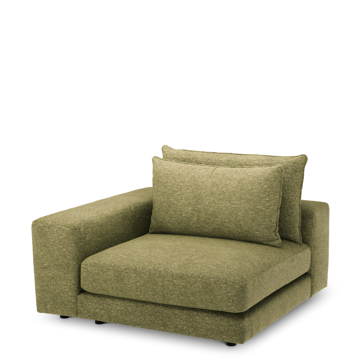 Canapé design haut de gamme en lurano moss vert | Eichholtz Club