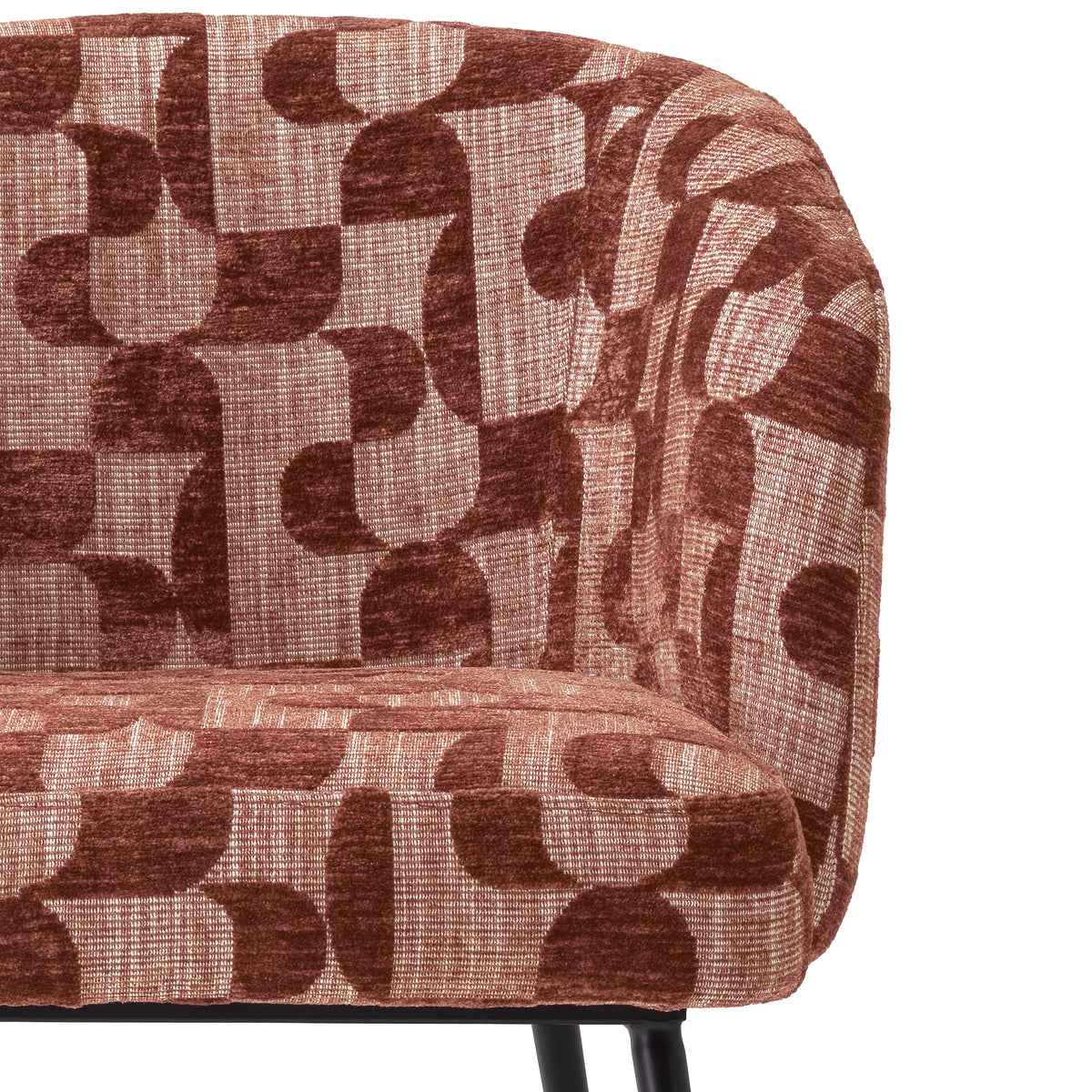 Chaise salle à manger design | Eichholtz Aiden carmin