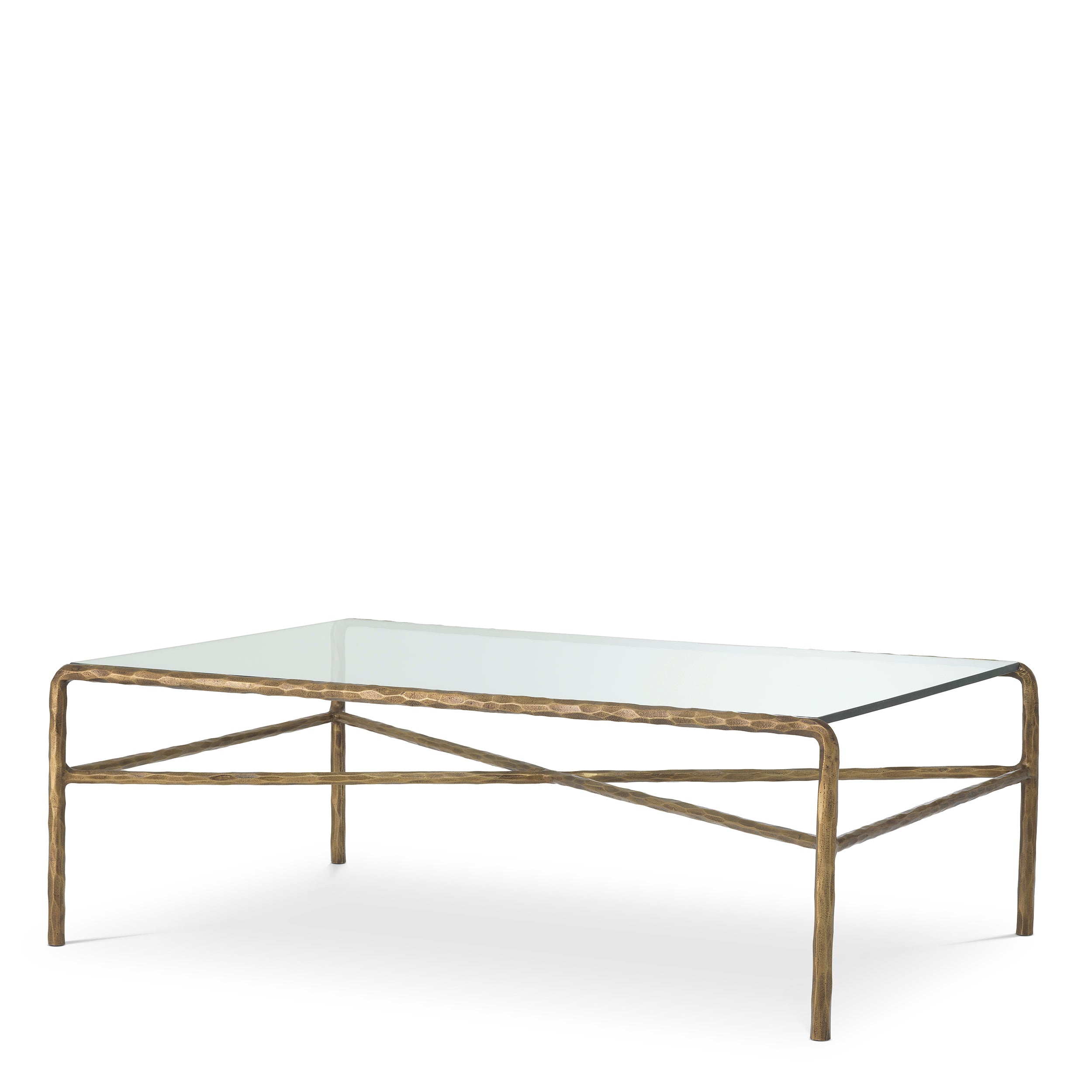 Table basse design en finition laiton vintage | Eichholtz Xandria