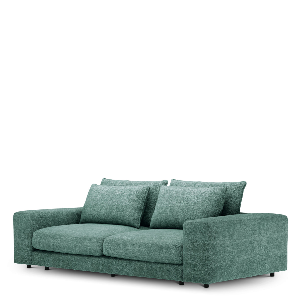 Canapé design haut de gamme en velora sea vert | Eichholtz Club velora