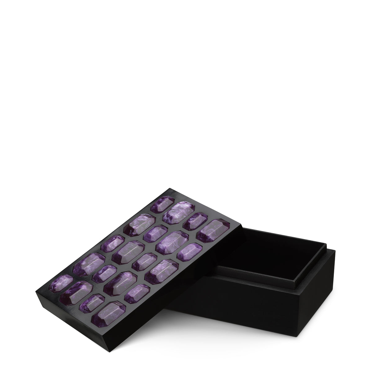 Boite decorative luxe en finition noire | Eichholtz Box Lucida