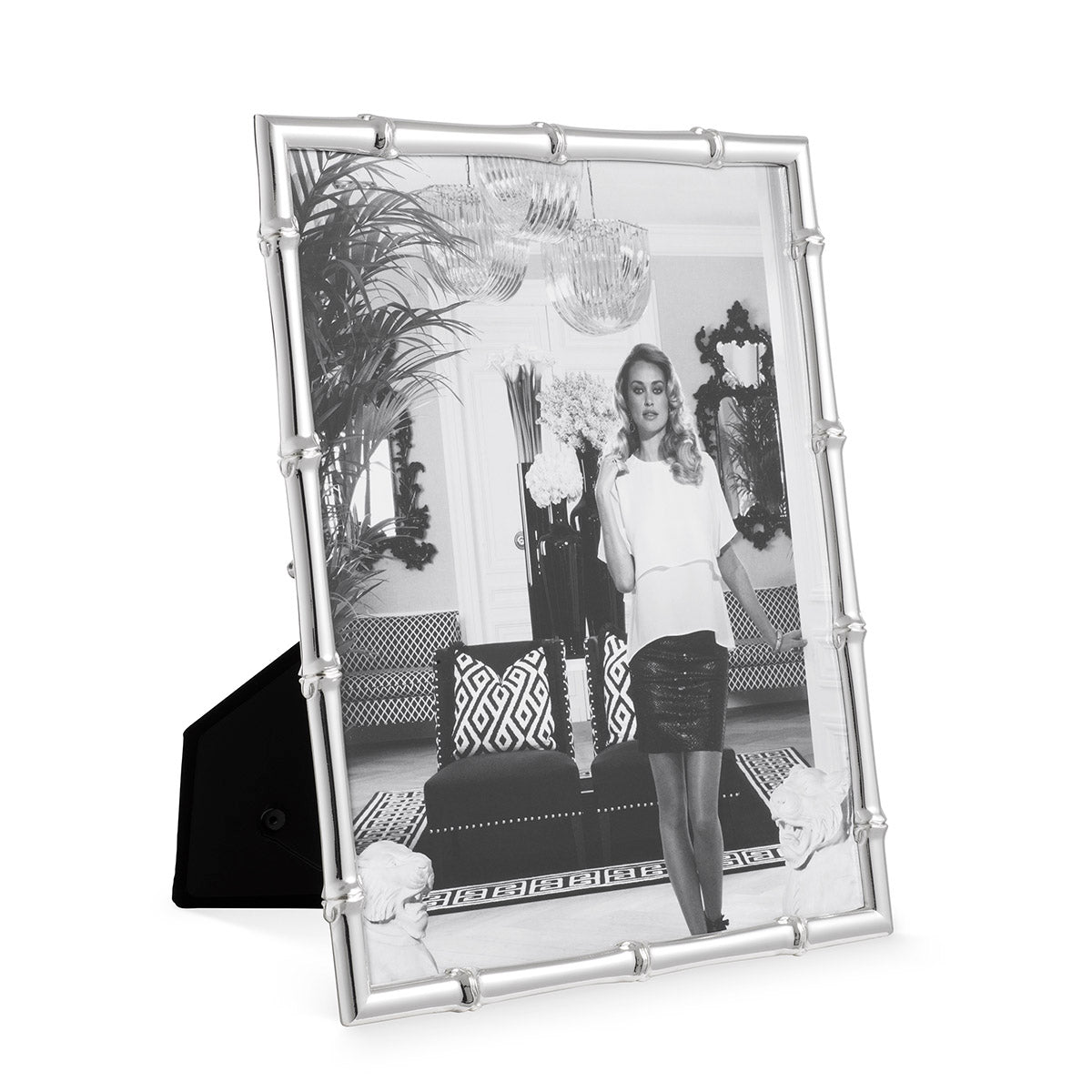 Cadre photo design luxe en silver plated | Eichholtz Holden