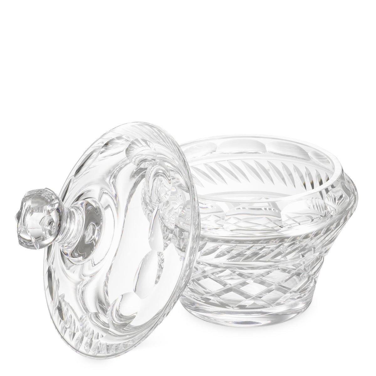 Accessoire décoratif luxe en clear glass | Eichholtz Jar Cortham
