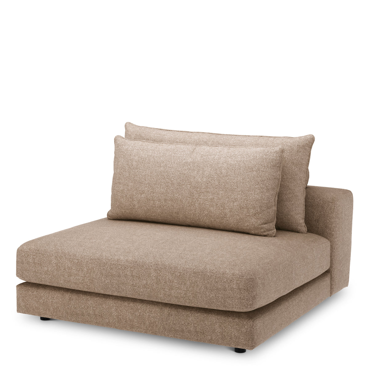 Canapé design haut de gamme en velora taupe | Eichholtz Club velora