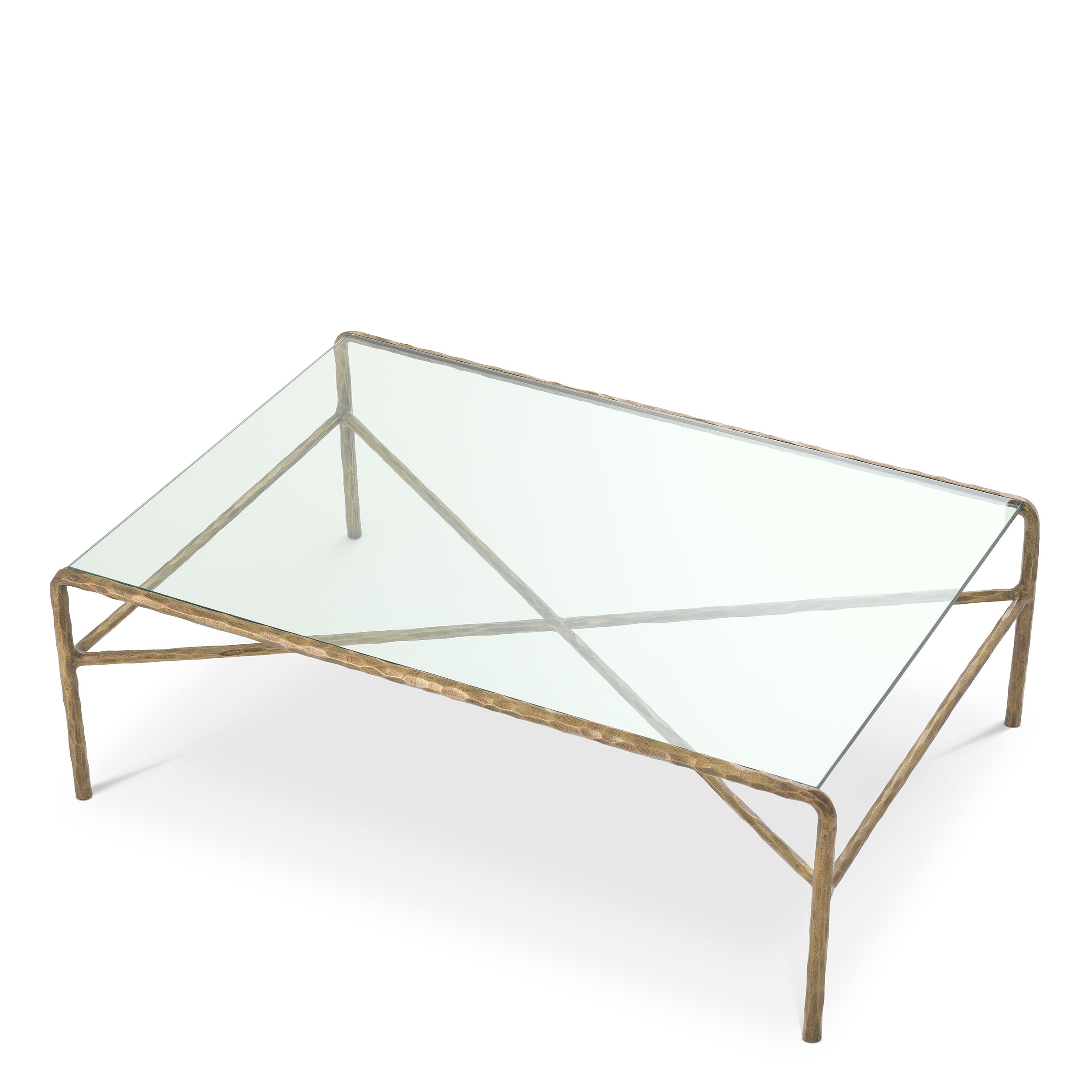 Table basse design en finition laiton vintage | Eichholtz Xandria