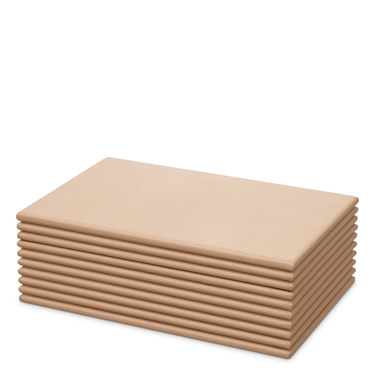 Boite décorative luxe en tan leather | Eichholtz Box Elvane