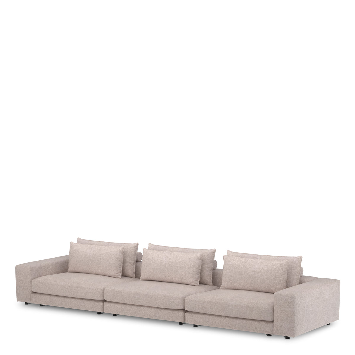 Canapé design haut de gamme en montier light gris | Eichholtz Club