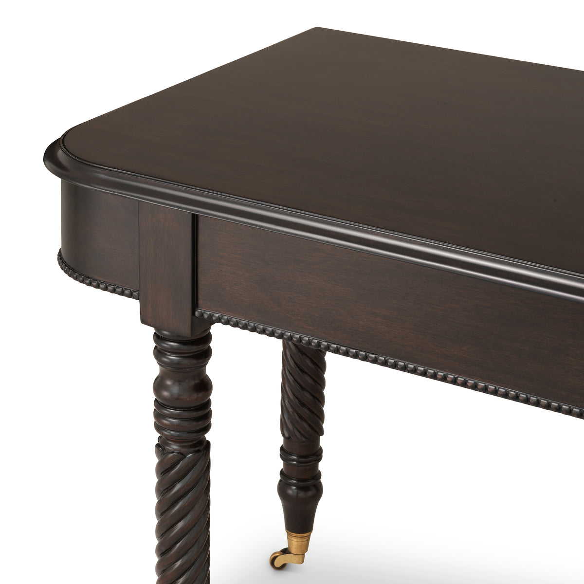 Console design en satin eucalyptus veneer | Eichholtz Waverly