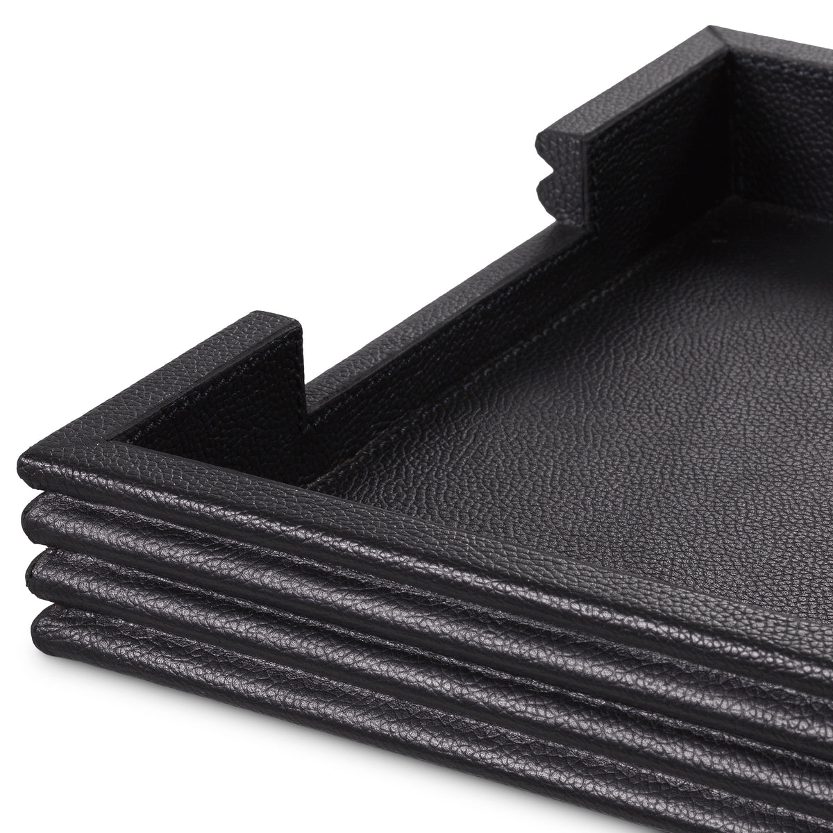 Accessoire décoratif luxe en noir leather | Eichholtz Elvane