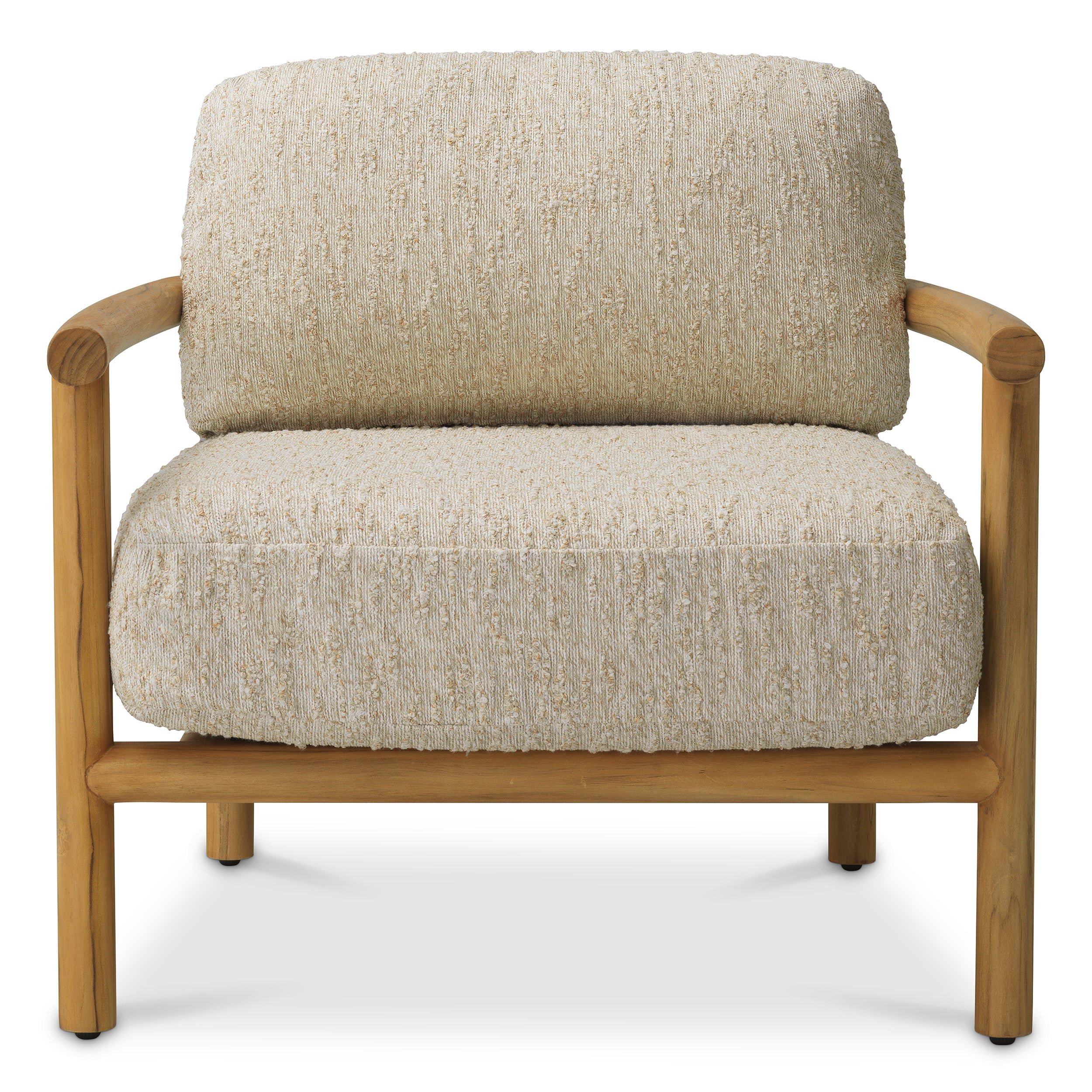 Chaise exterieur design en naturel teak | Eichholtz Ombria