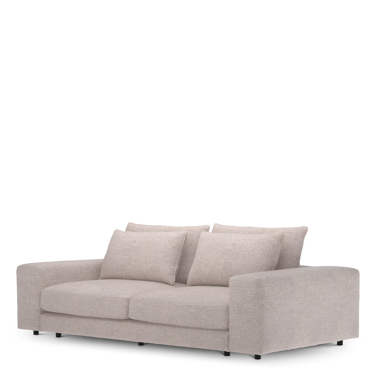 Canapé design haut de gamme en montier light gris | Eichholtz Club