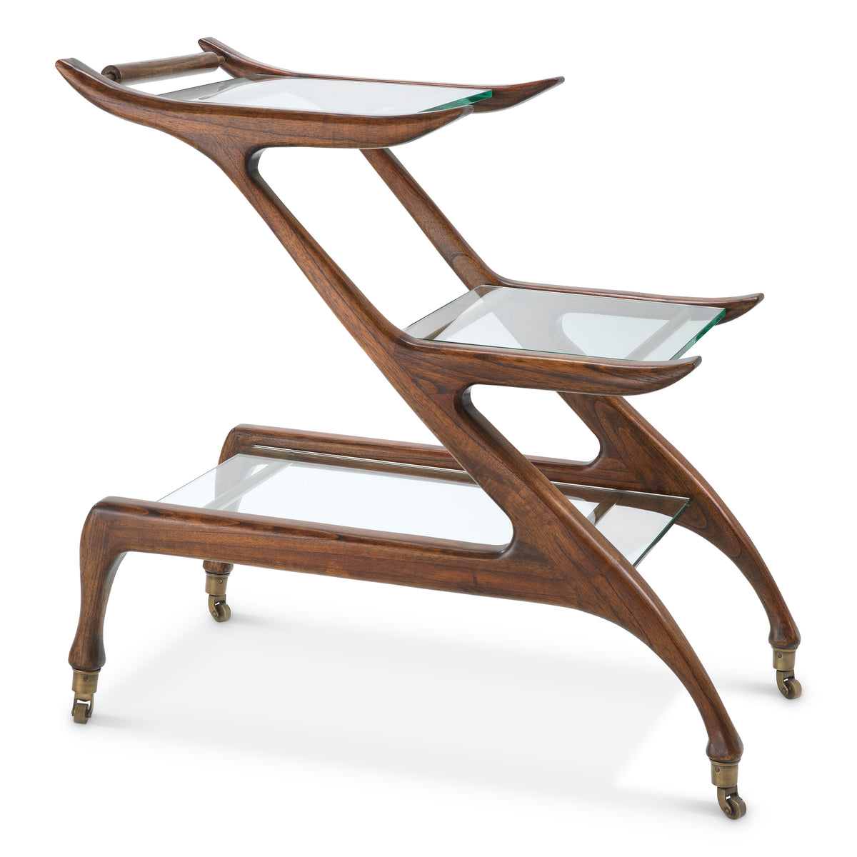 Chariots design en classic marron finish | Eichholtz Trolley Manzo