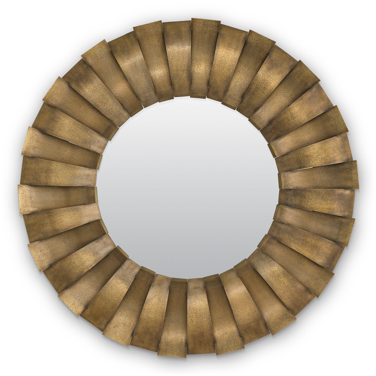 Miroir mural design en finition laiton vintage | Eichholtz Aldrin