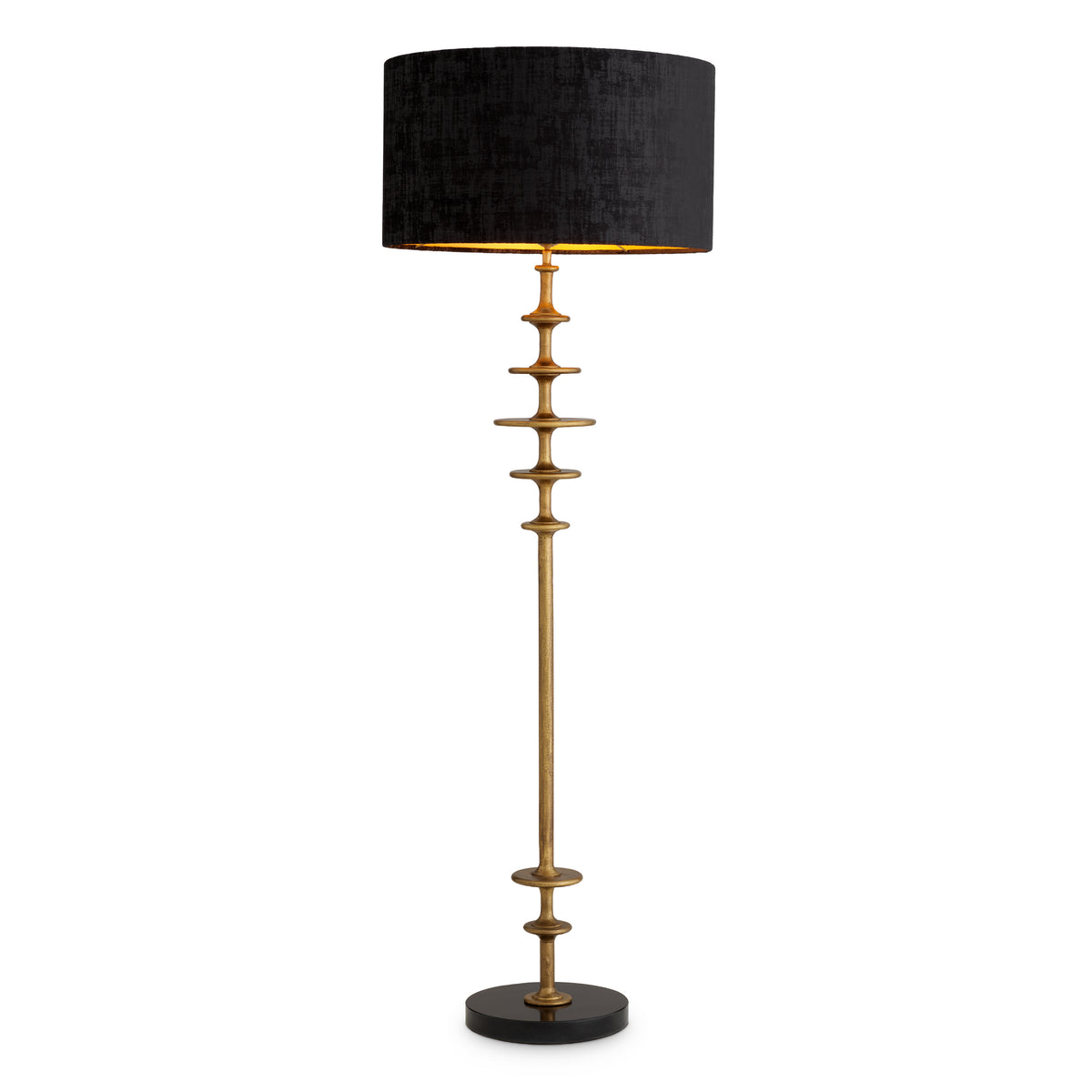 Lampadaire design en finition laiton vintage | Eichholtz Rosetti